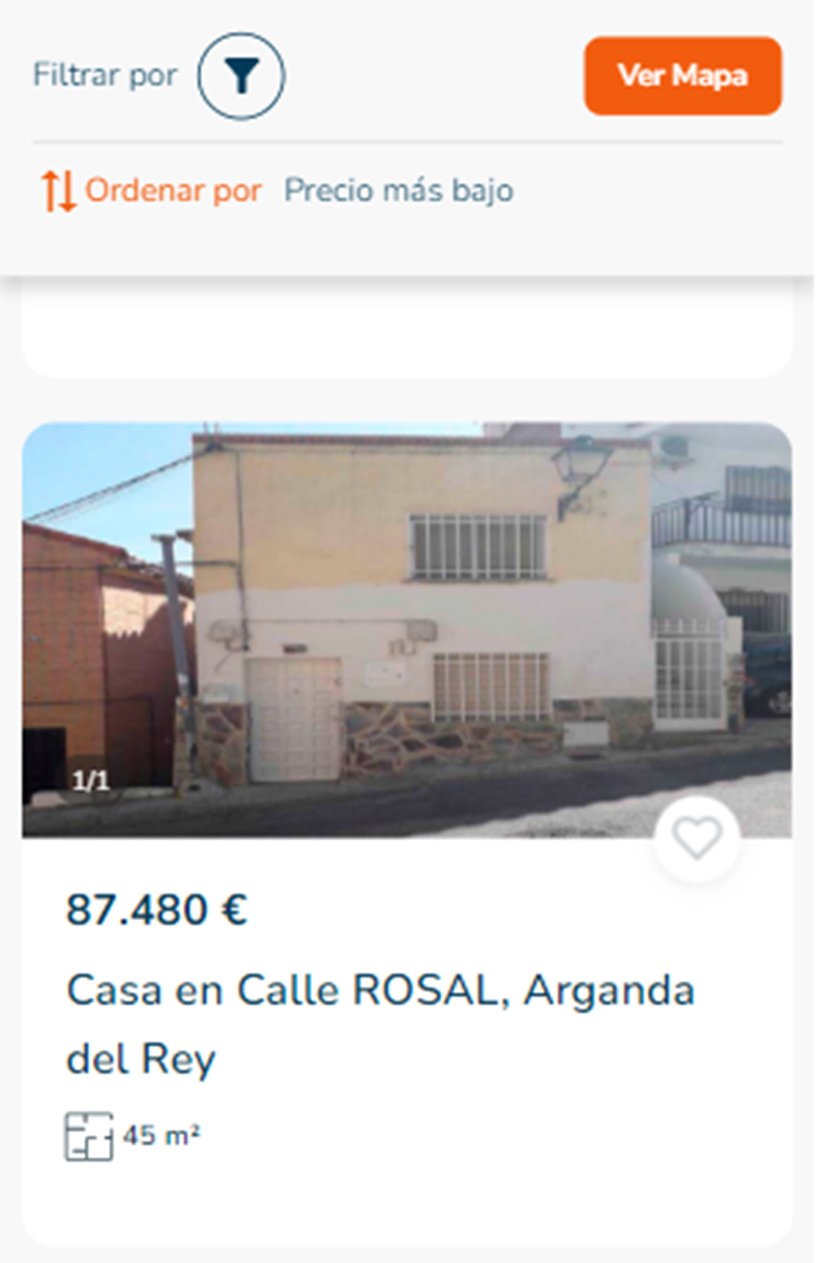Casa en Madrid por 87.000 euros