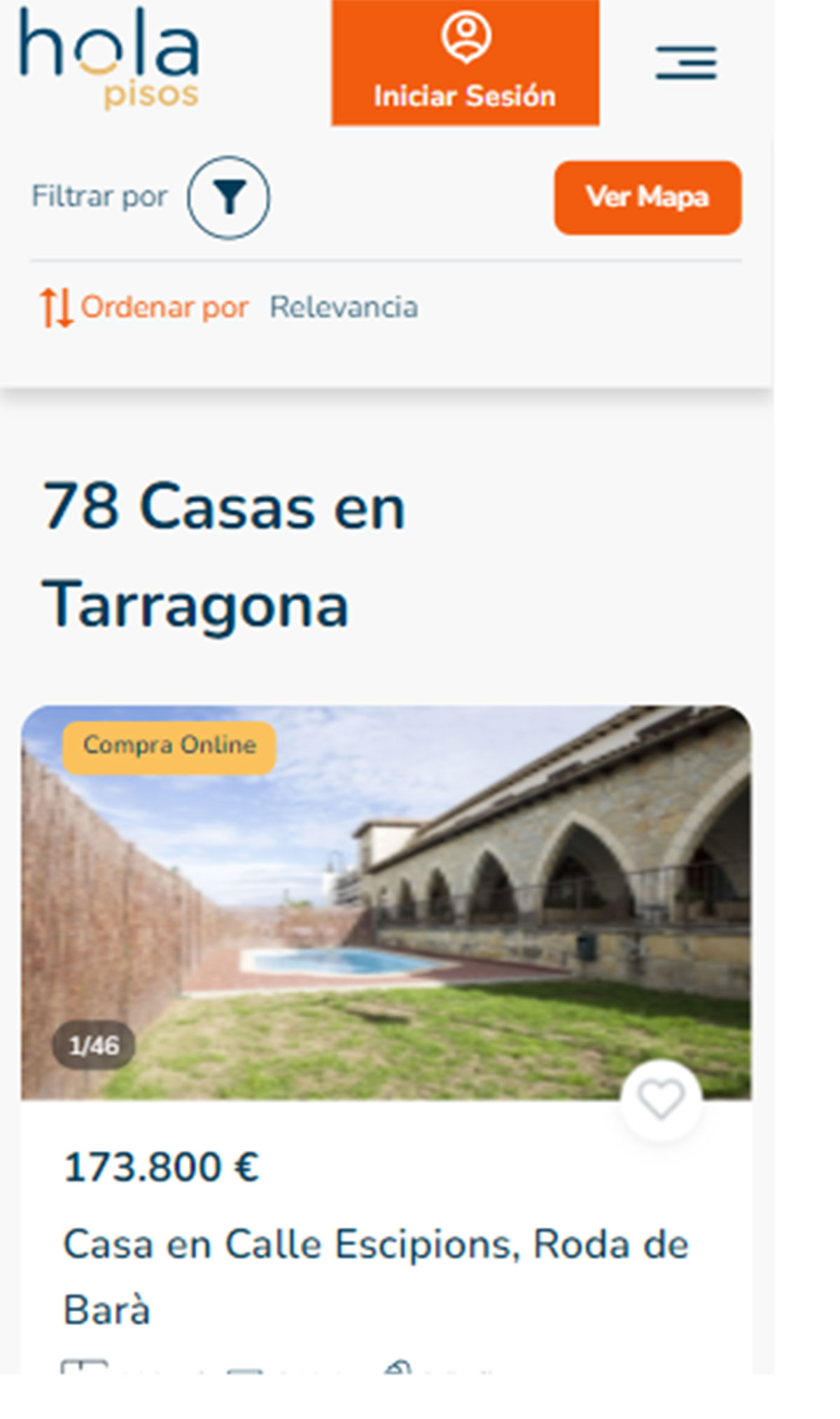 Catálogo de viviendas en Holapisos en Tarragona
