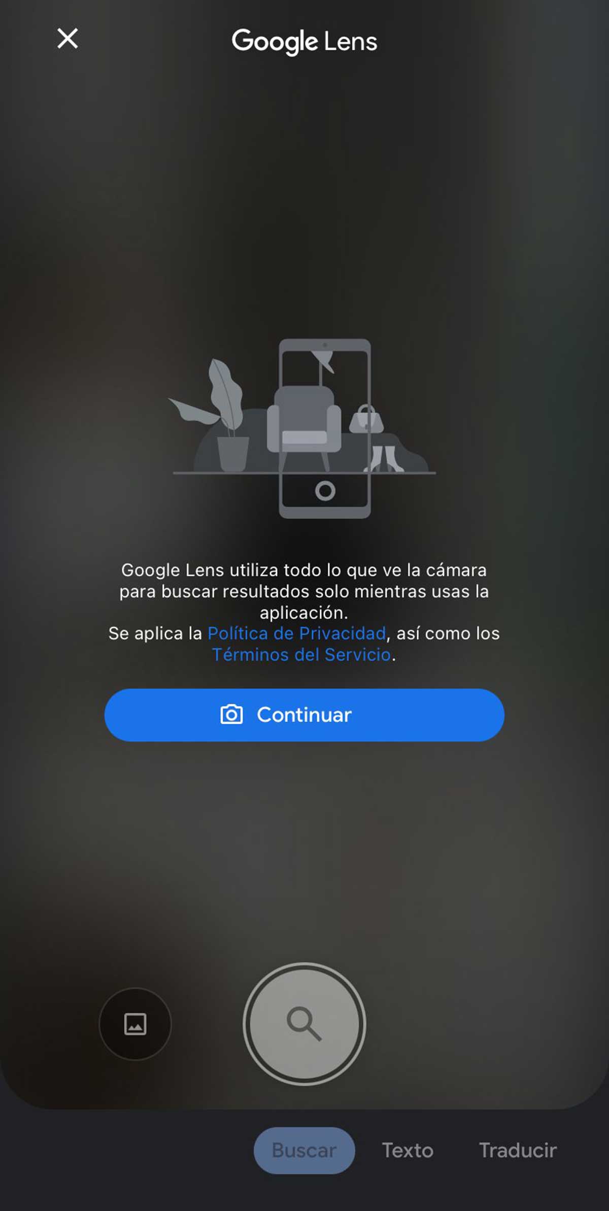App de Google Lens.