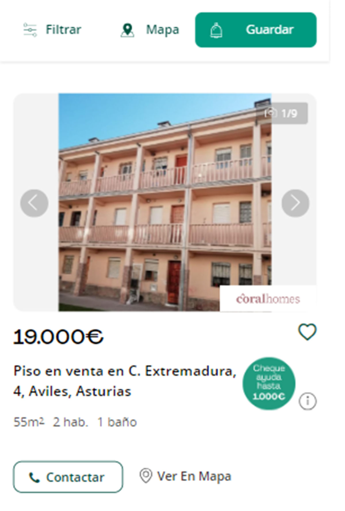 Piso en Asturias por 19.000 euros