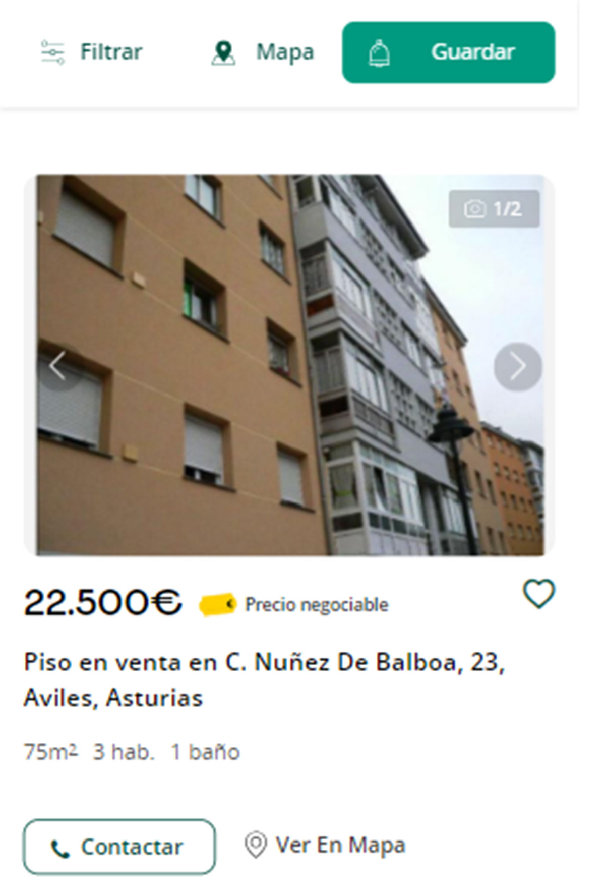 Piso en Asturias por 22.500 euros
