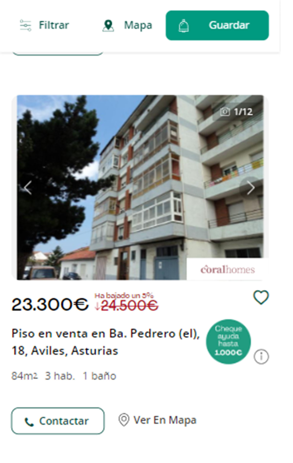 Piso en Asturias por 23.300 euros