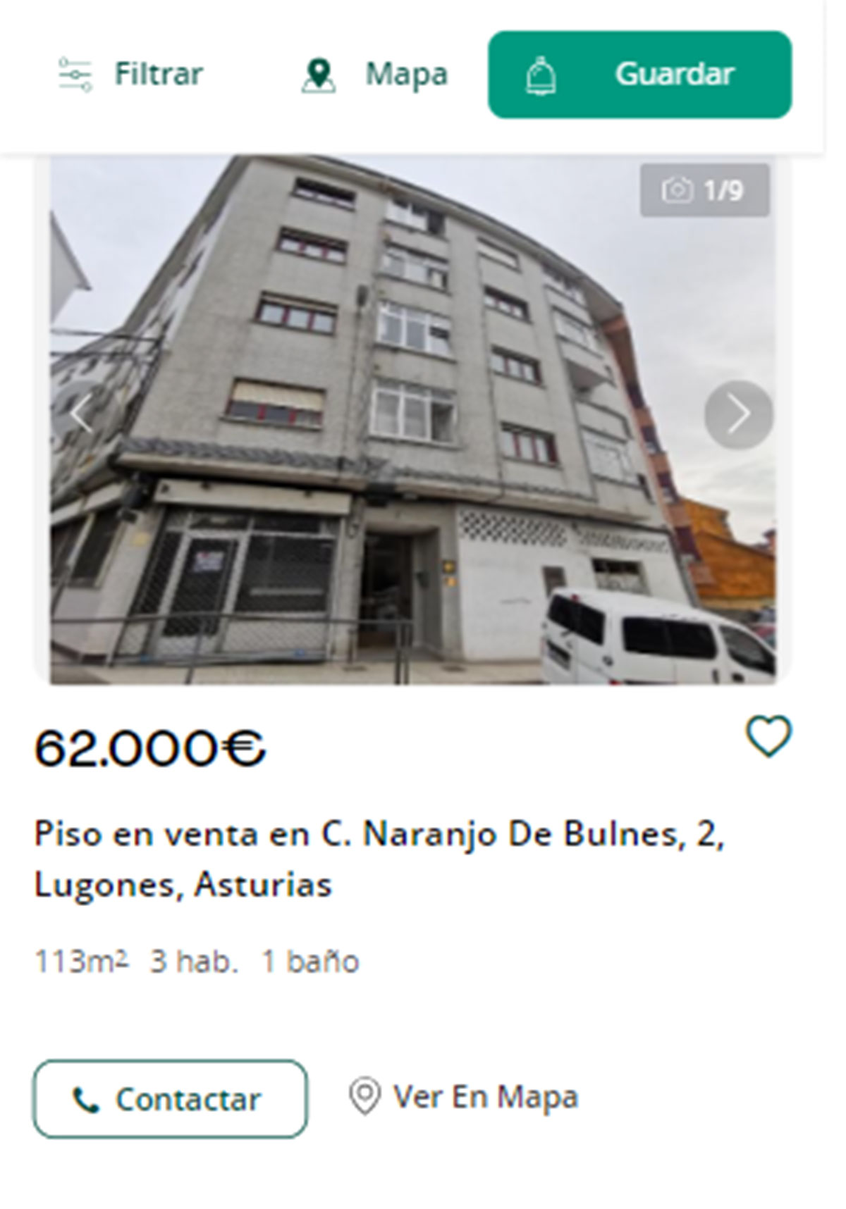 Piso en Asturias por 62.000 euros