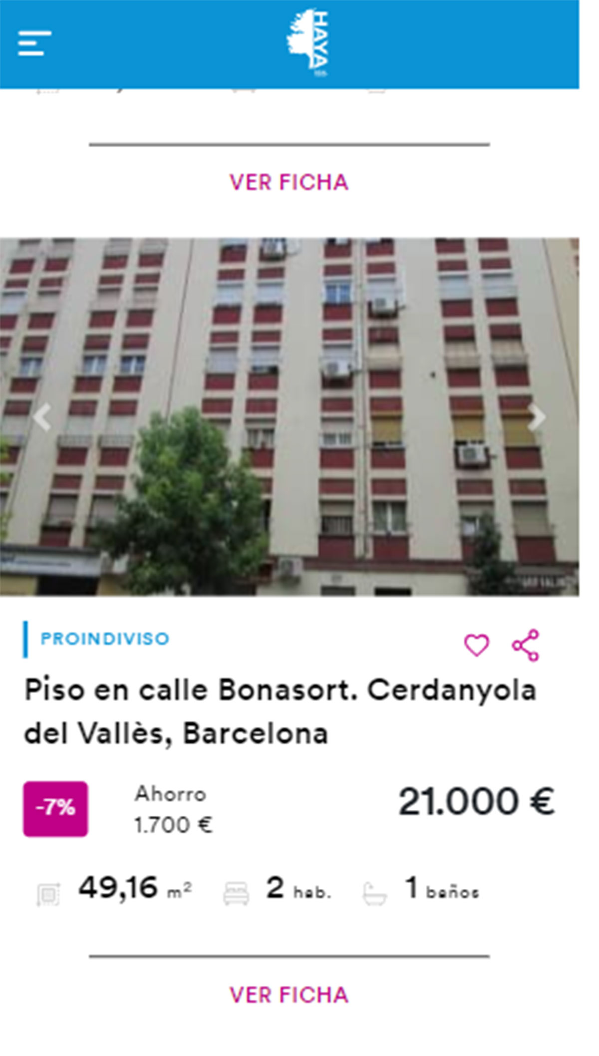 Piso en Barcelona por 21.000 euros