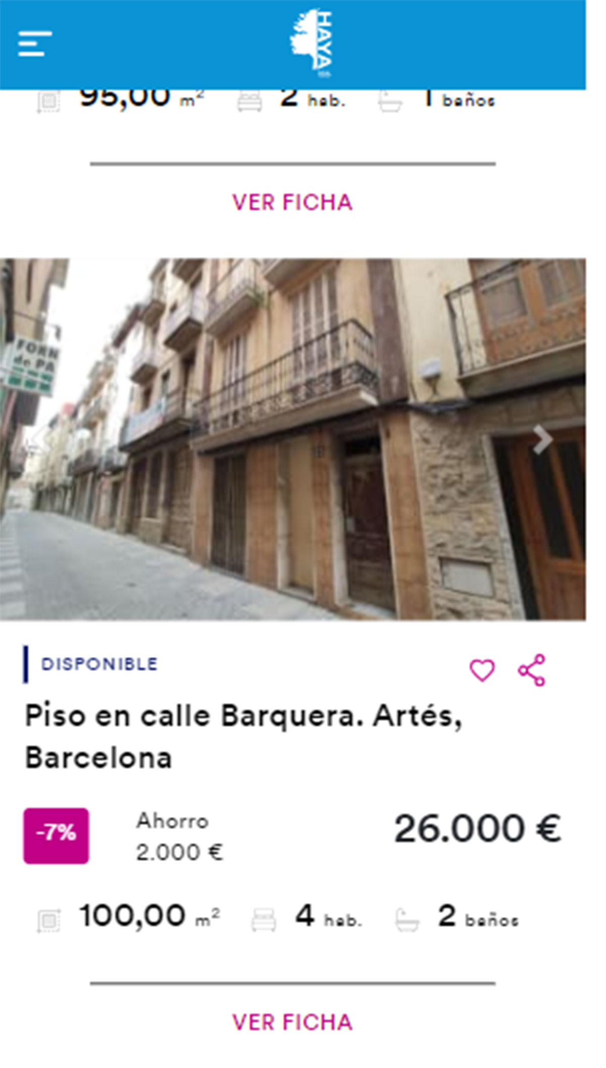 Piso en Barcelona por 26.000 euros