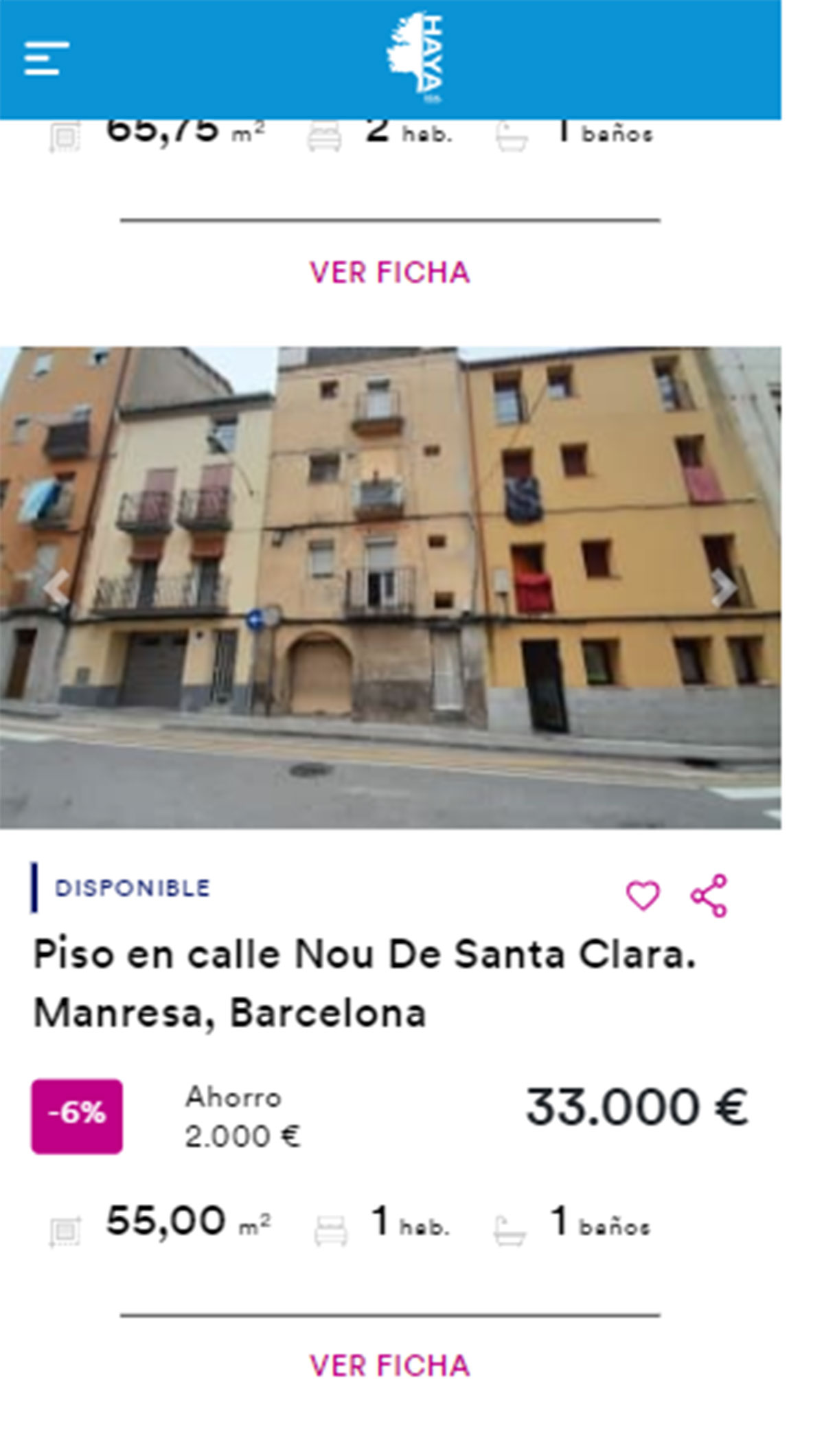 Piso en Barcelona por 33.000 euros