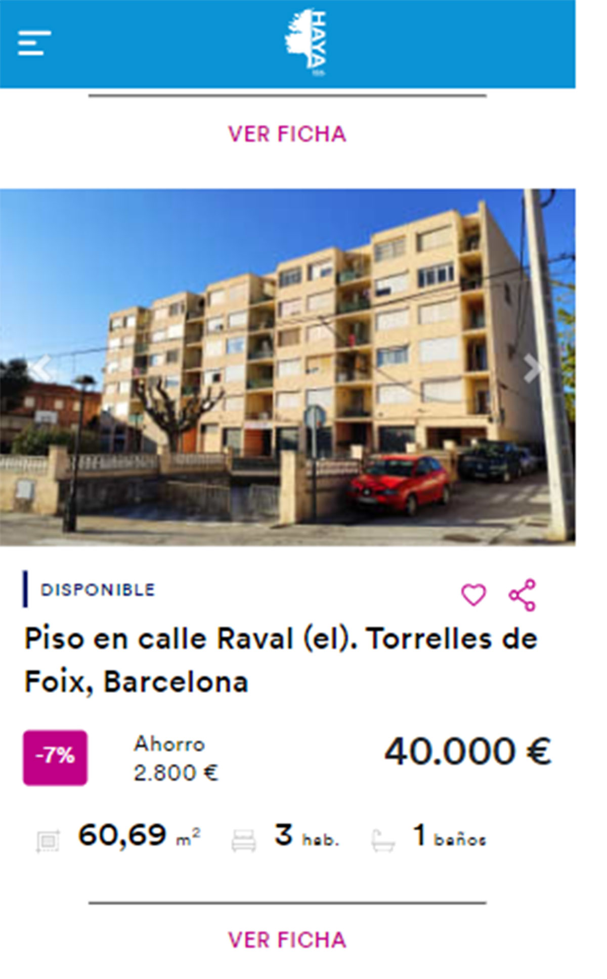 Piso en Barcelona por 40.000 euros
