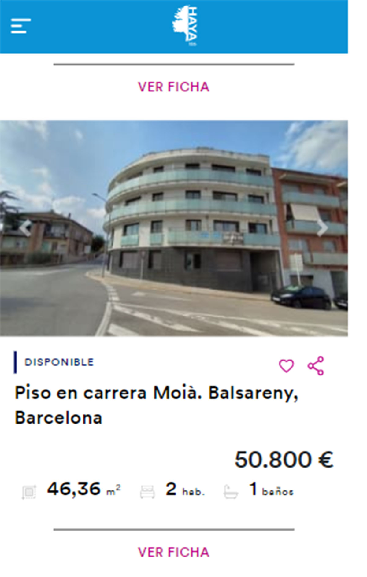 Piso en Barcelona por 50.800 euros