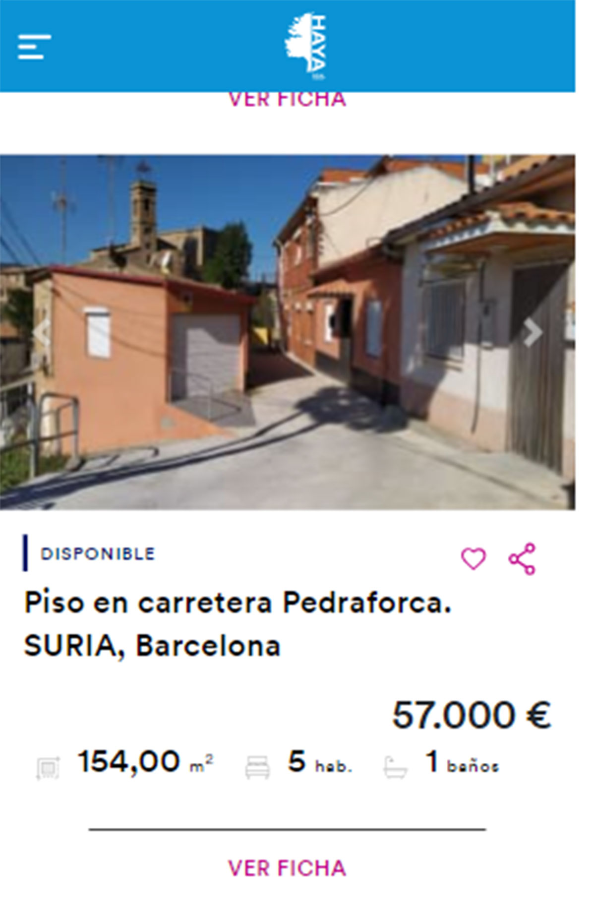 Piso en Barcelona por 57.000 euros