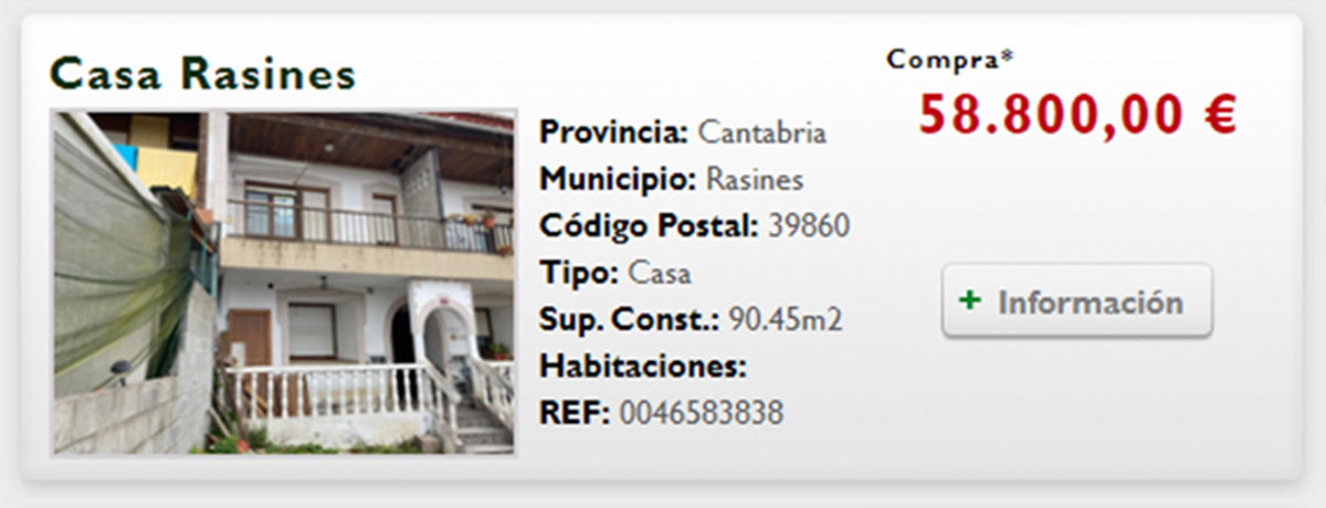Piso en Cantabria por 58.000 euros