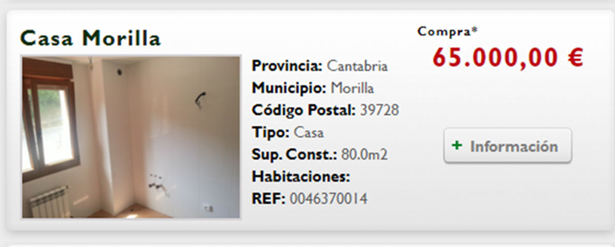 Piso en Cantabria por 65.000 euros