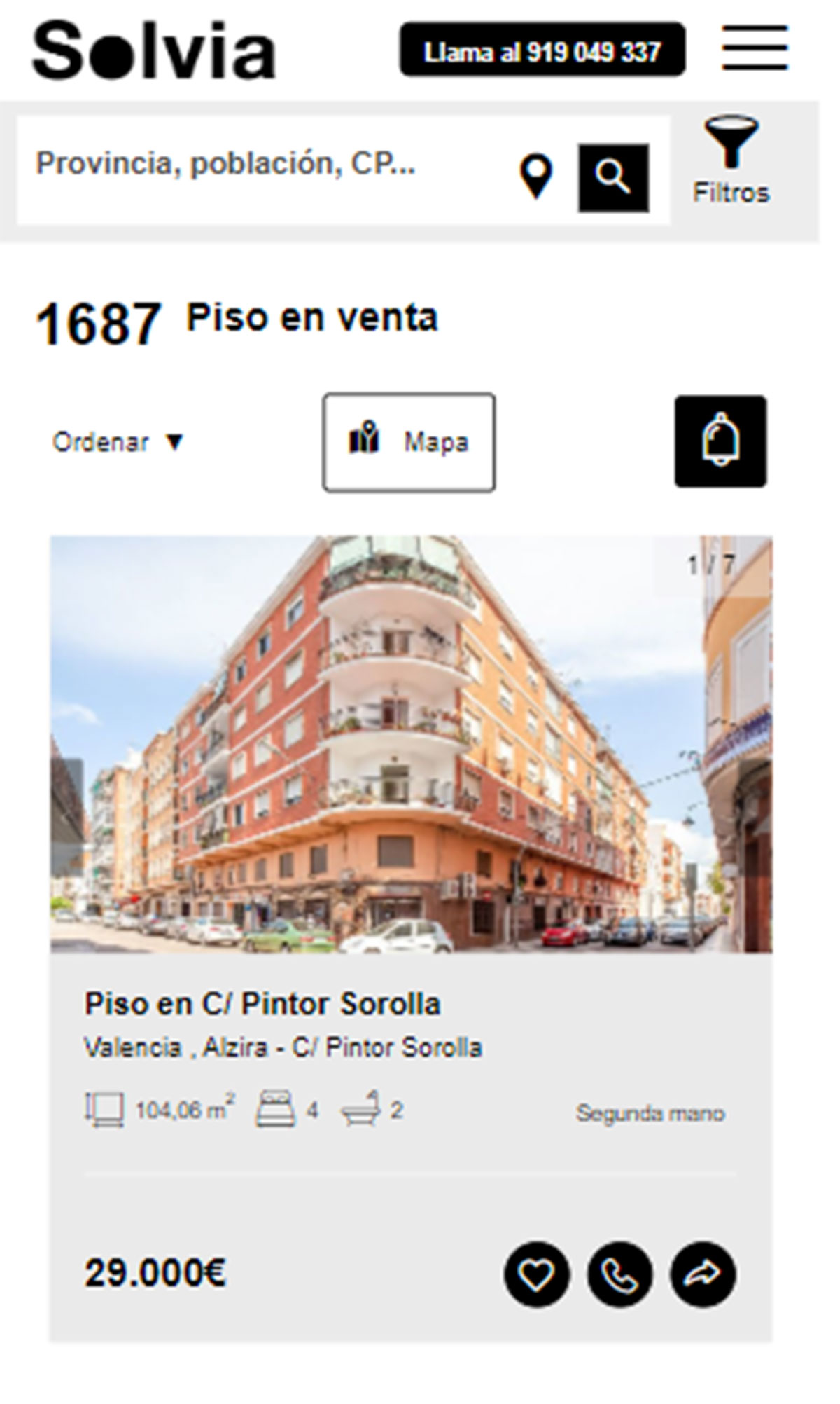 Piso con dos baños por 29.000 euros