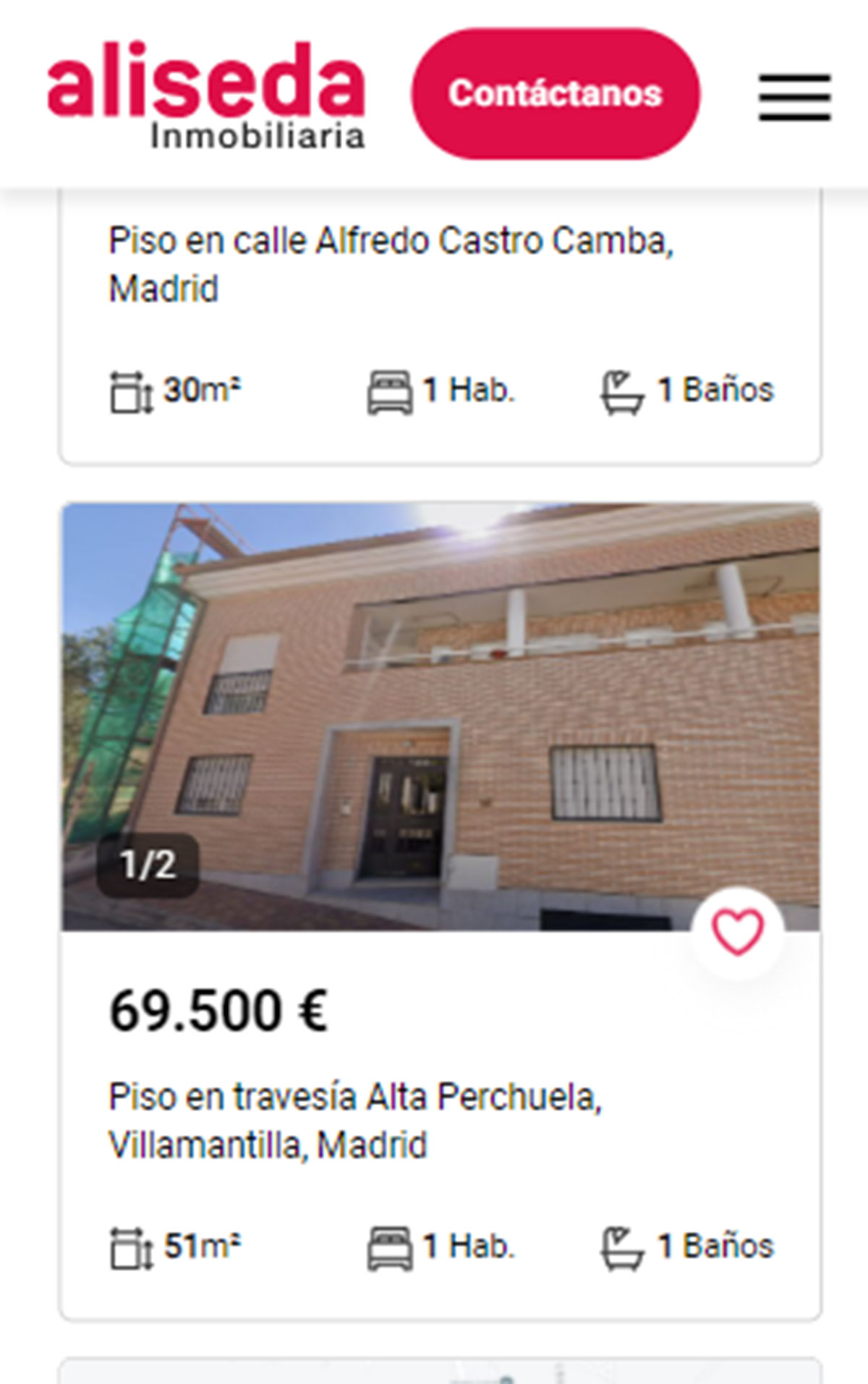 Piso en Madrid por 69.000 euros