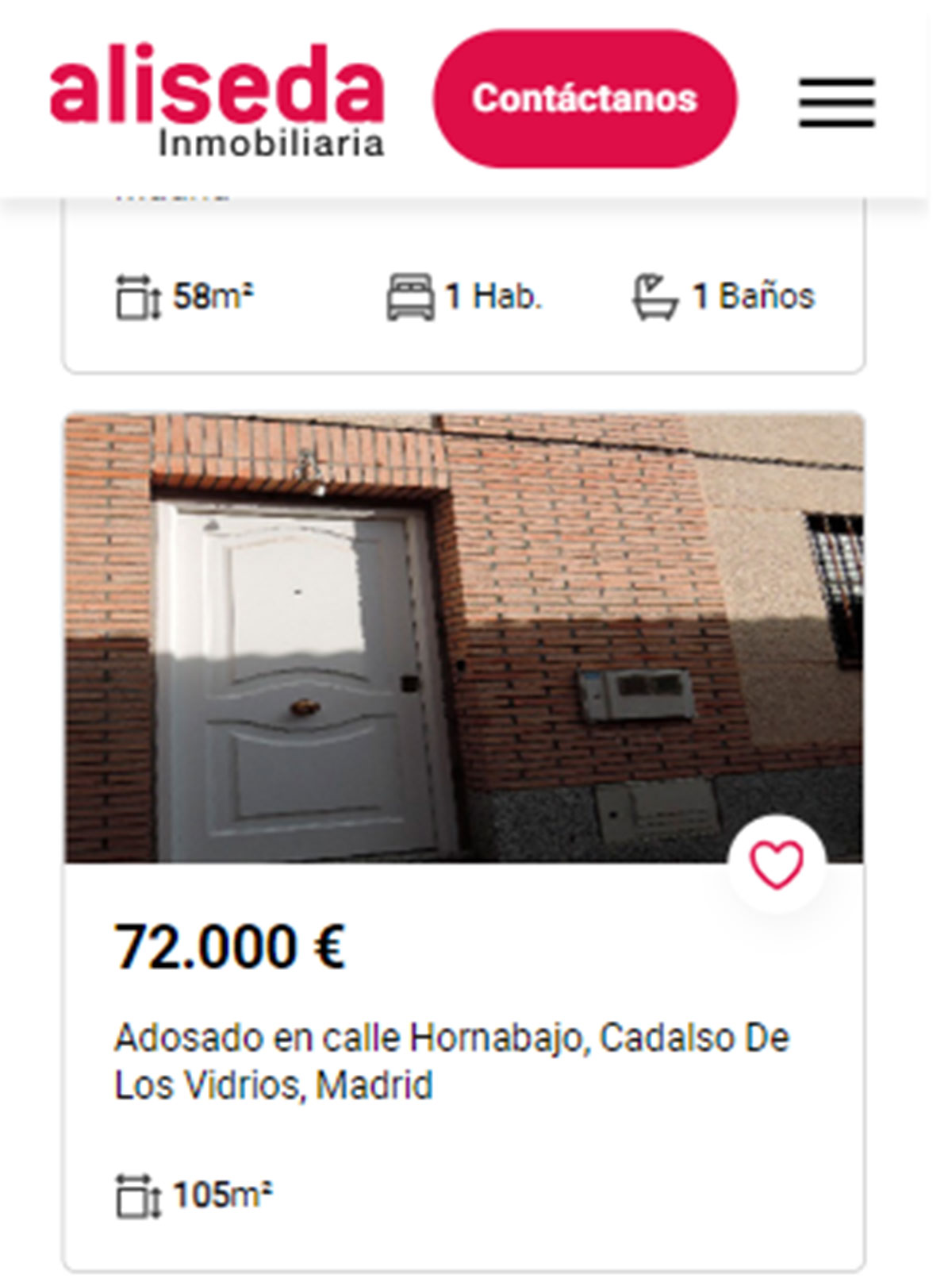 Piso en Madrid por 72.000 euros