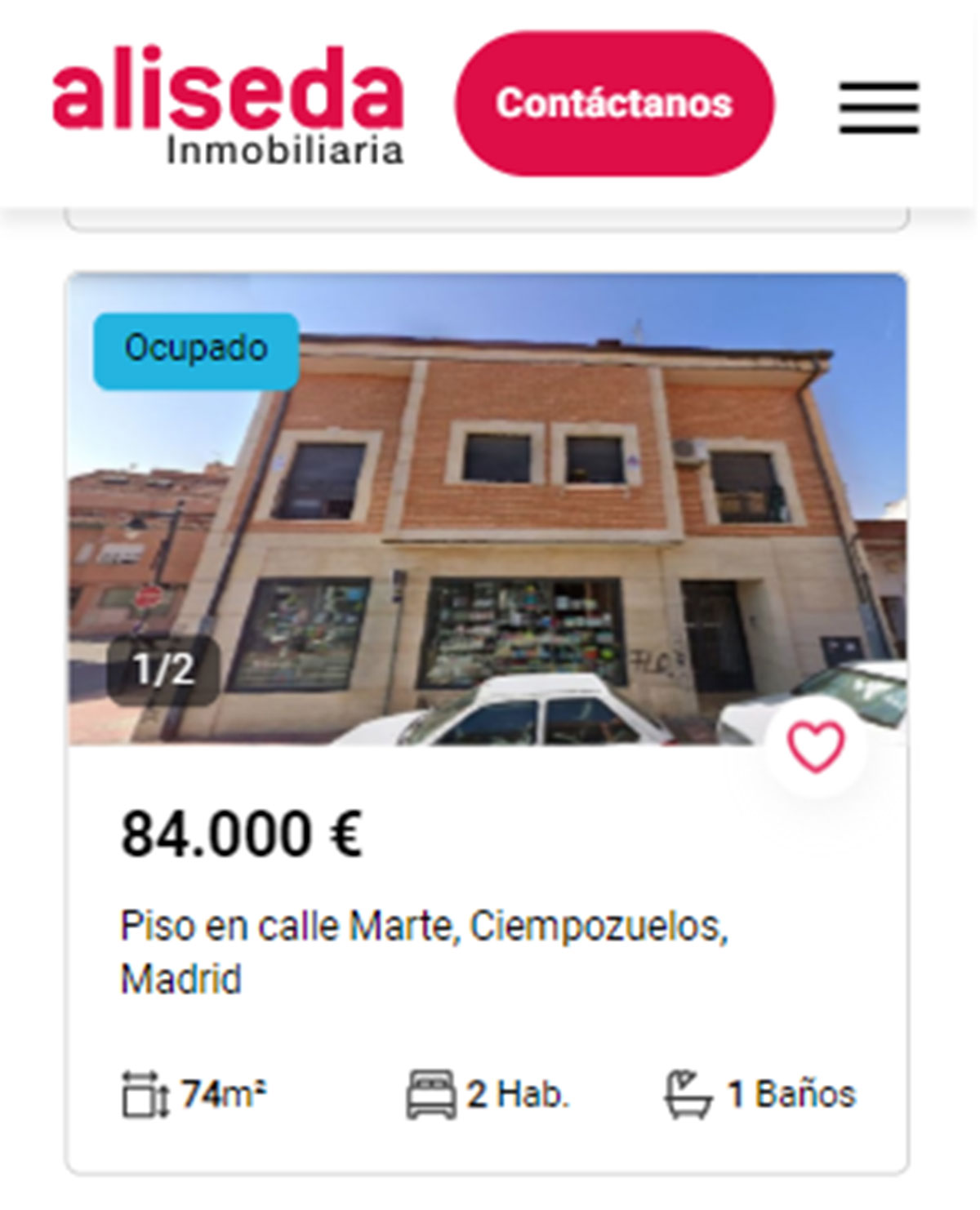 Piso en Madrid por 84.000 euros