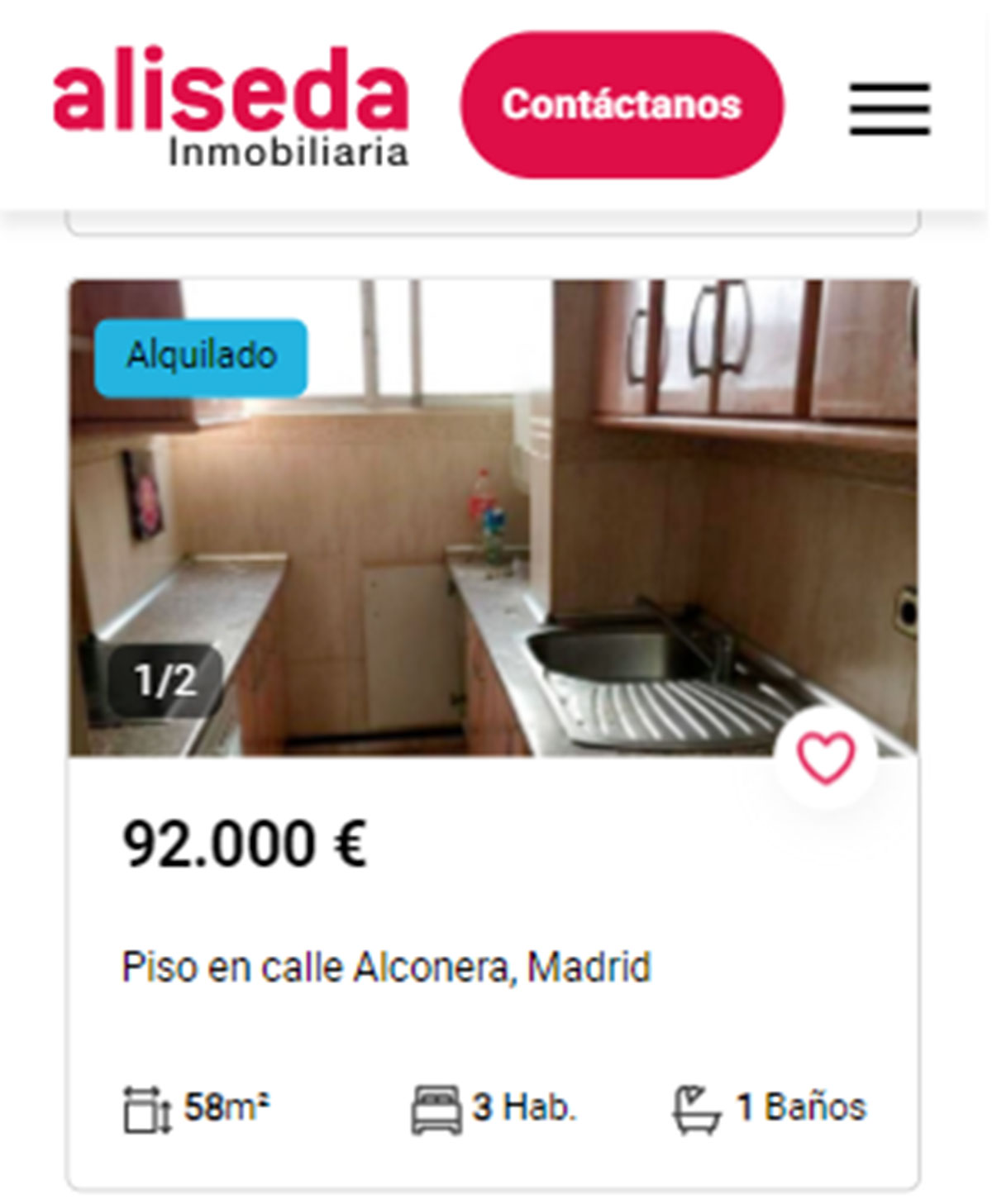 Piso en Madrid por 92.000 euros