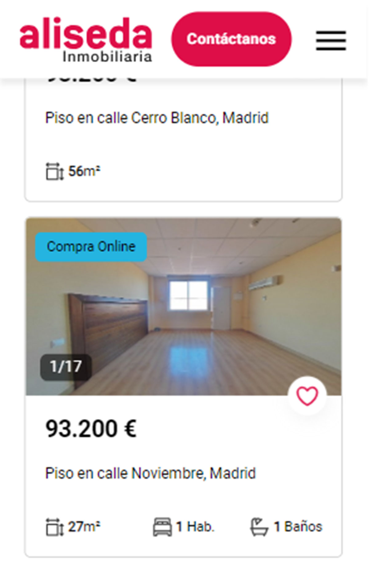 Piso en Madrid por 93.200 euros