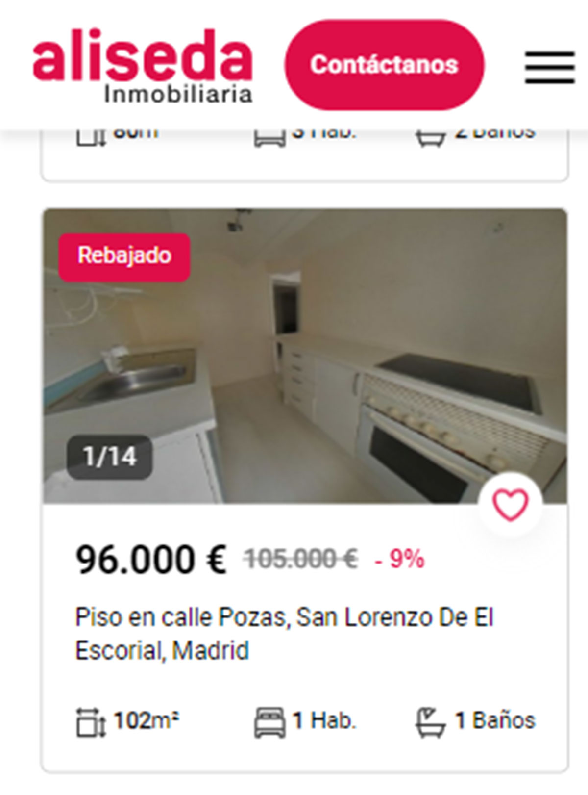 Piso en Madrid por 96.000 euros