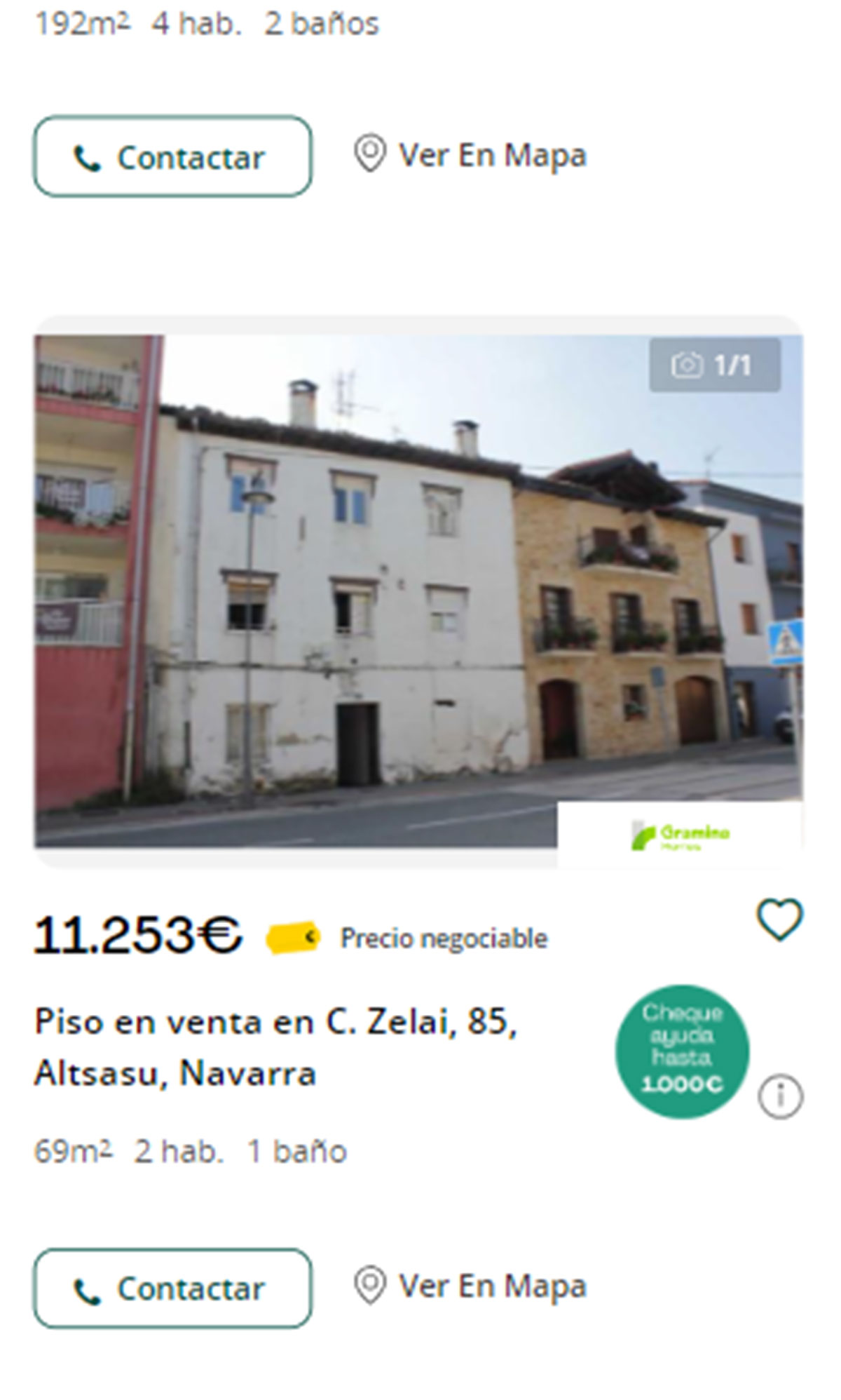 Piso en Navarra por 11.000 euros