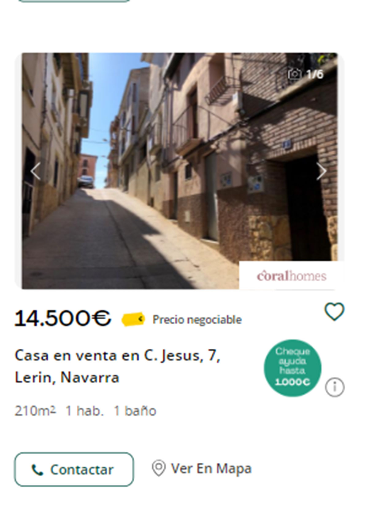 Piso en Navarra por 14.000 euros