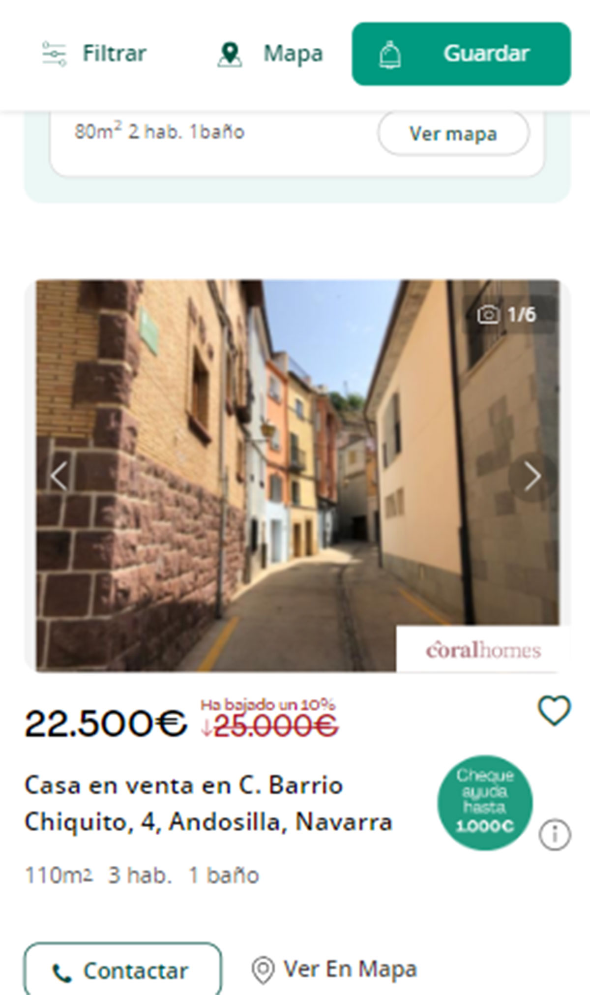 Piso en Navarra por 22.500 euros