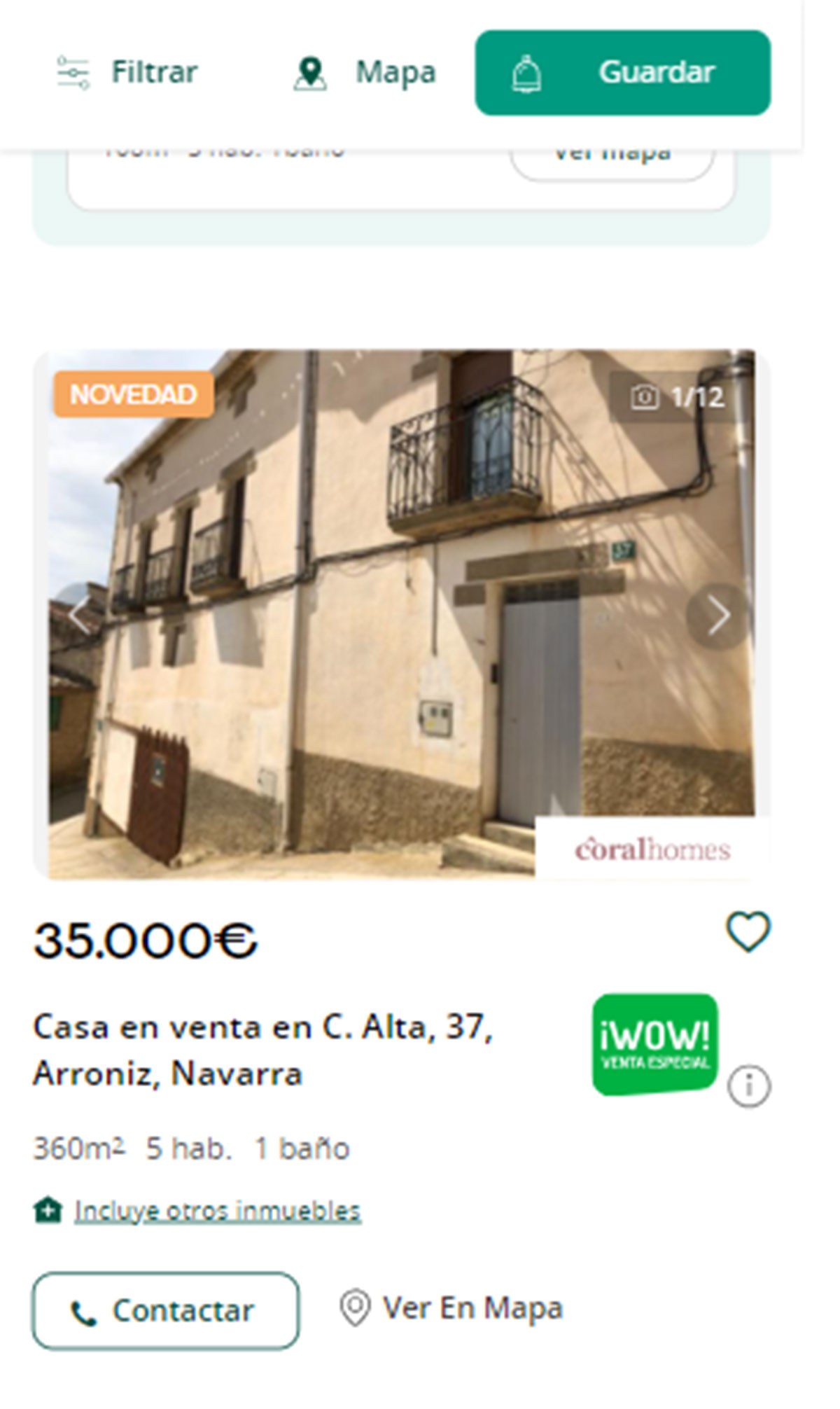 Piso en Navarra por 35.000 euros