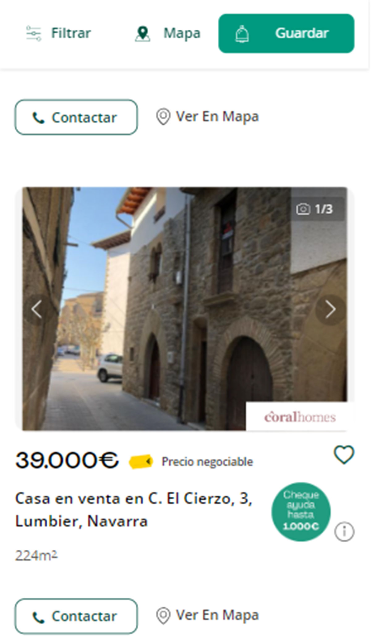 Piso en Navarra por 39.000 euros
