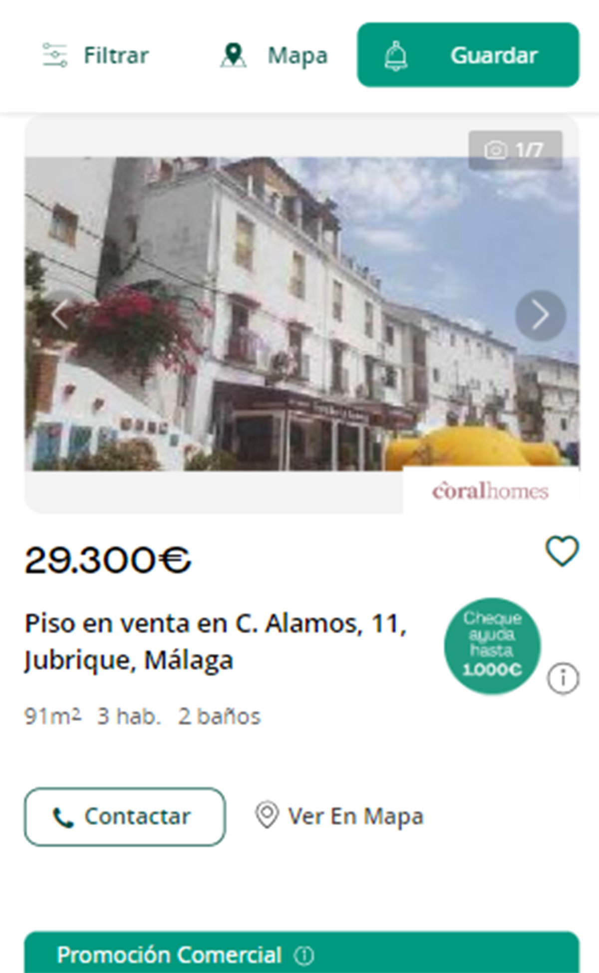 Piso a la venta en Málaga por 29.000 euros