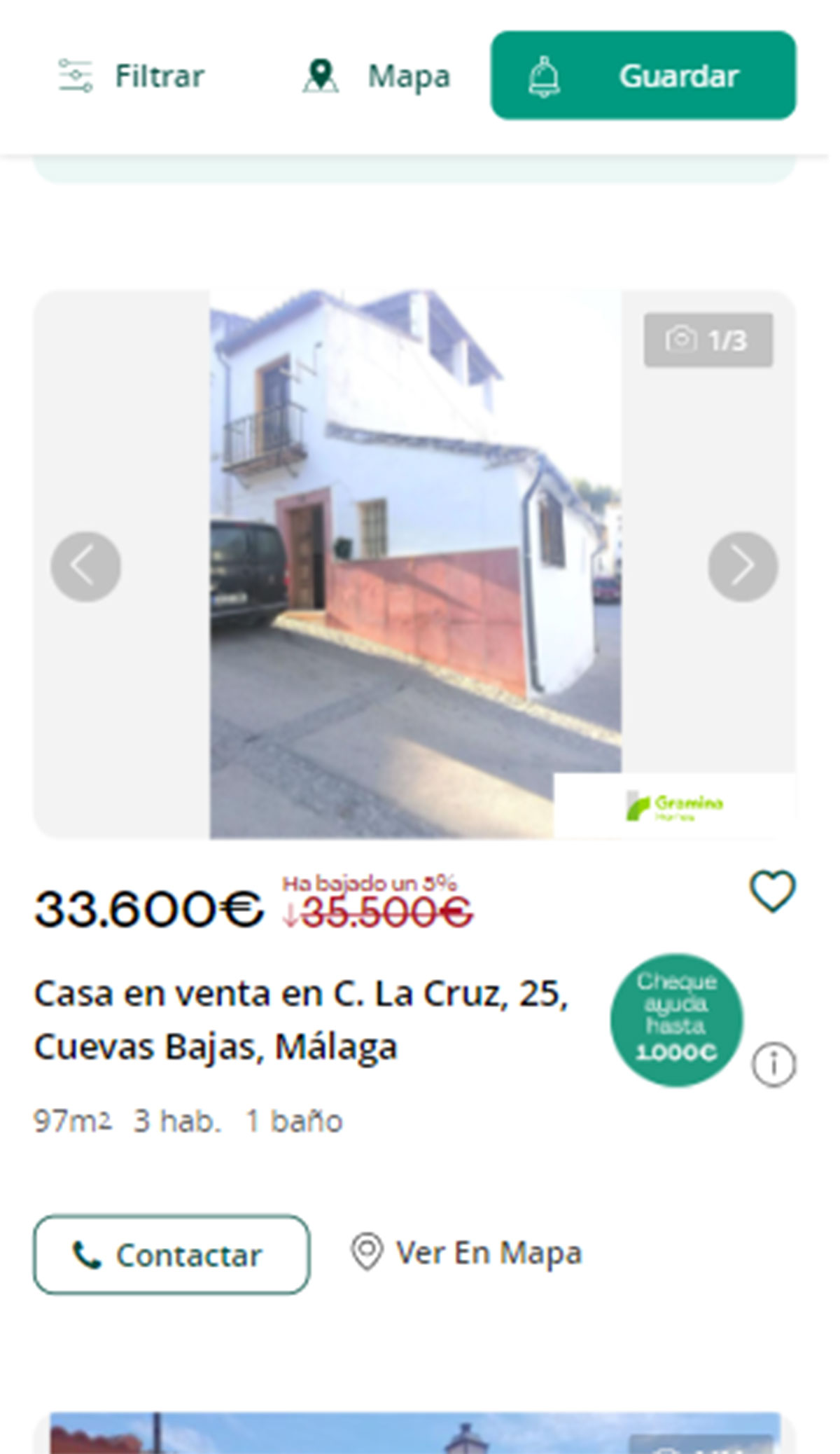 Piso a la venta en Málaga por 33.600 euros