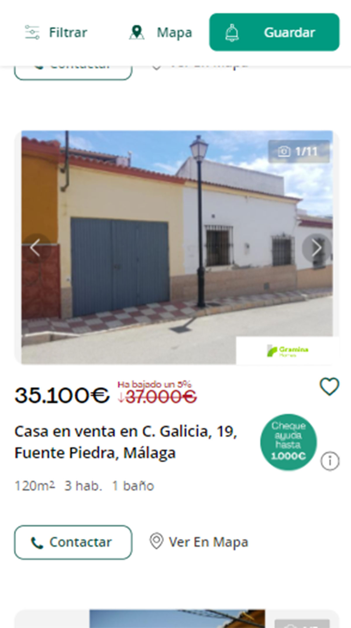 Piso a la venta en Málaga por 35.000 euros