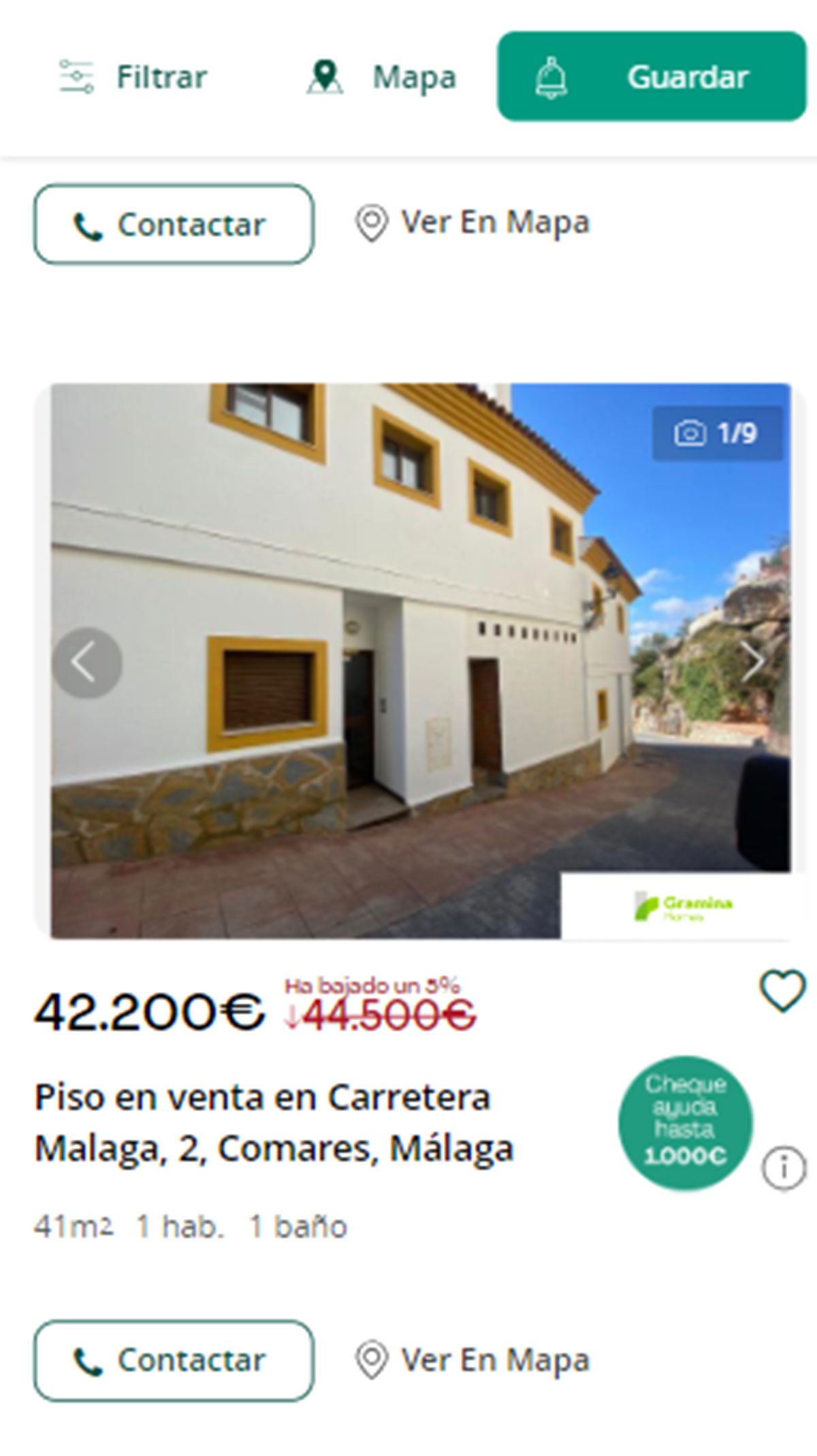 Piso a la venta en Málaga por 42.200 euros