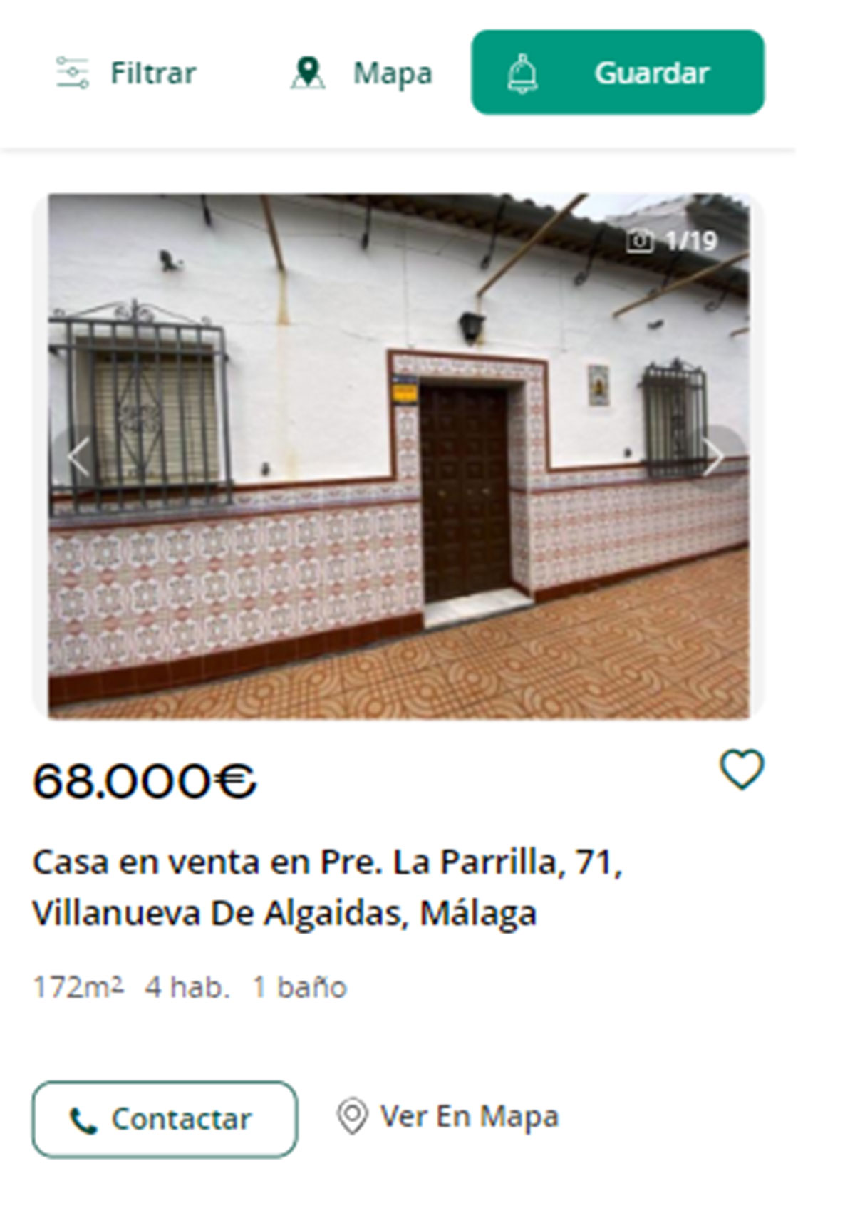 Piso a la venta en Málaga por 68.000 euros