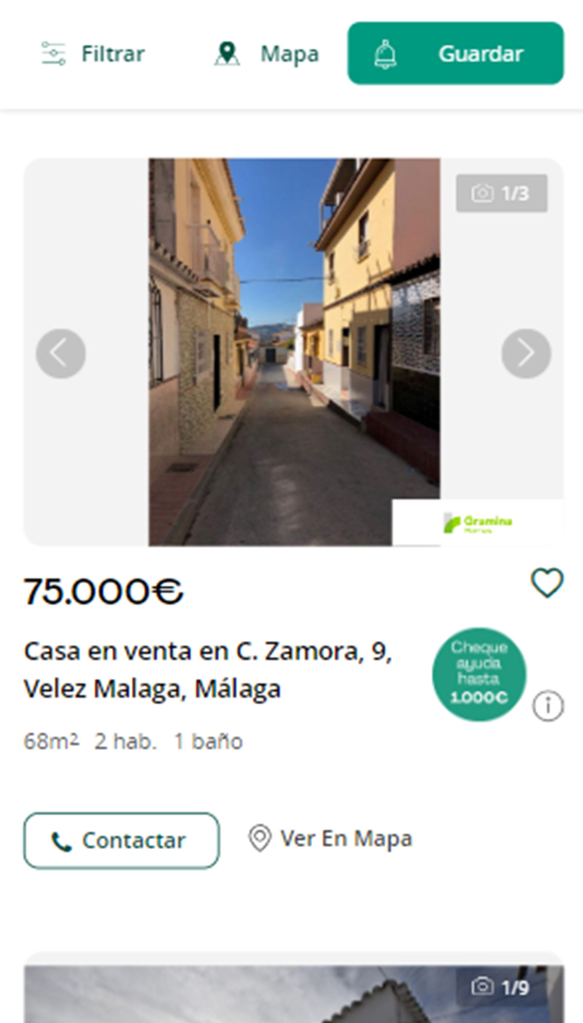 Piso a la venta en Málaga por 75.000 euros