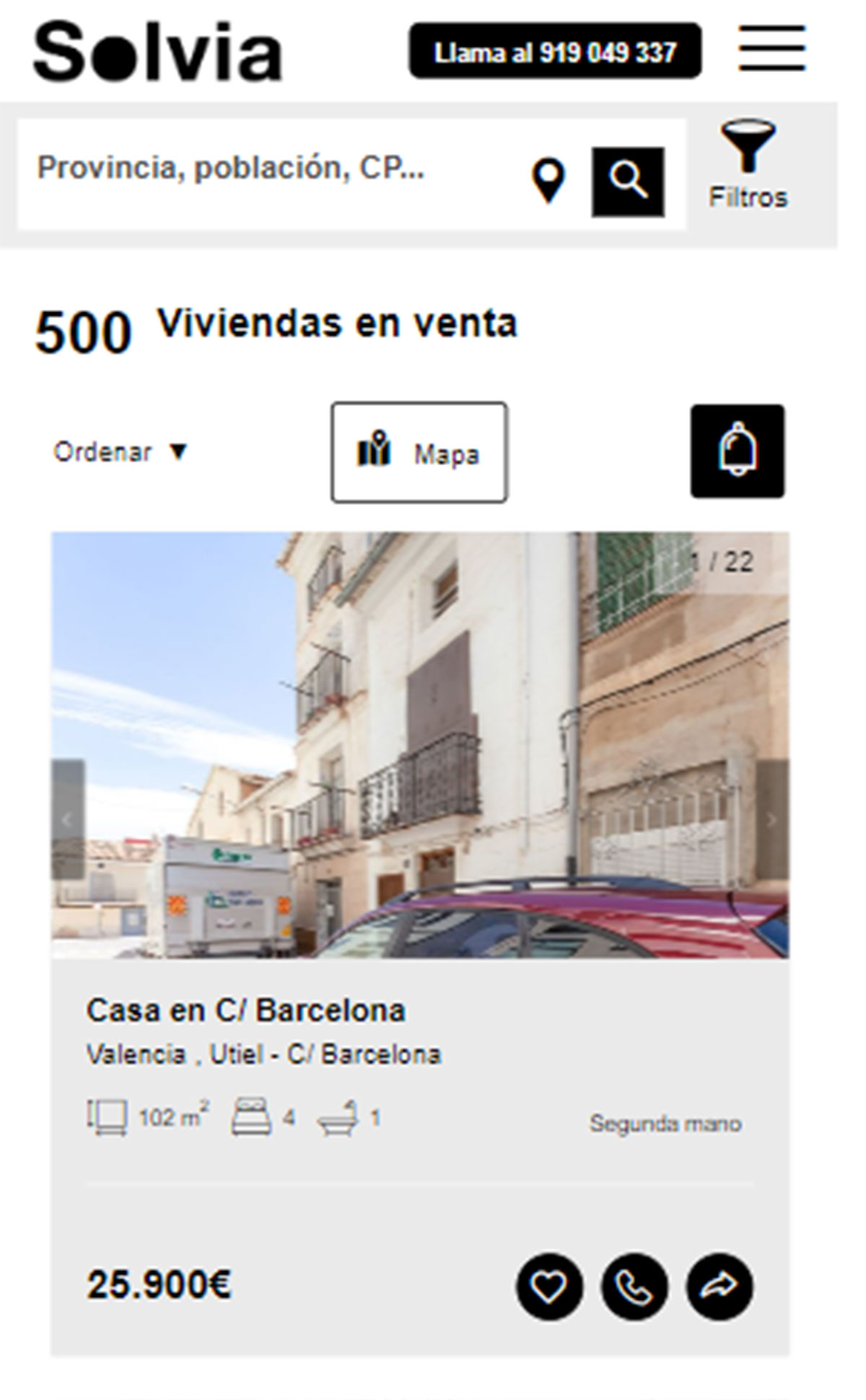 Piso a la venta con cocina amueblada por 25.900 euros