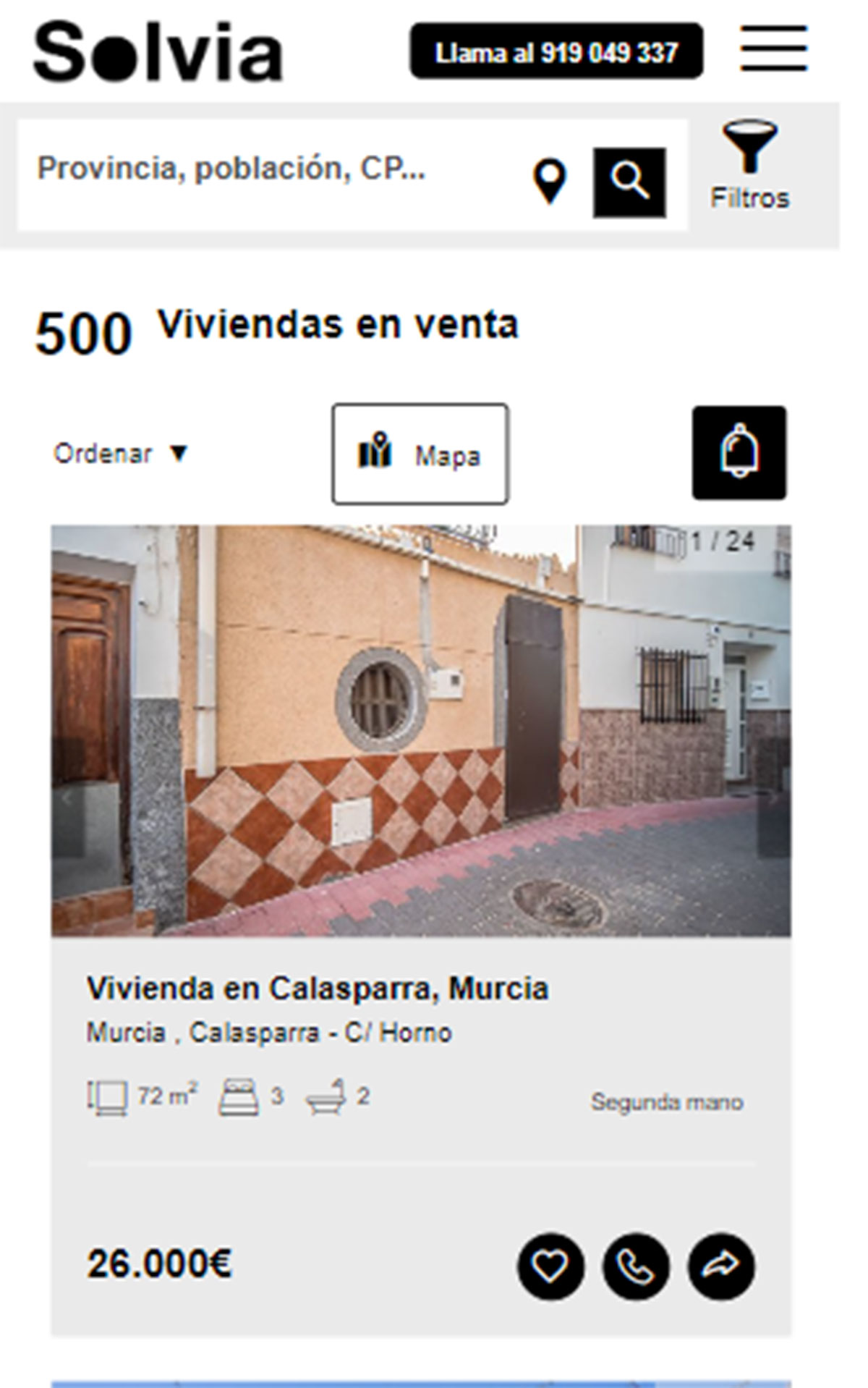 Piso a la venta con cocina amueblada por 26.000 euros