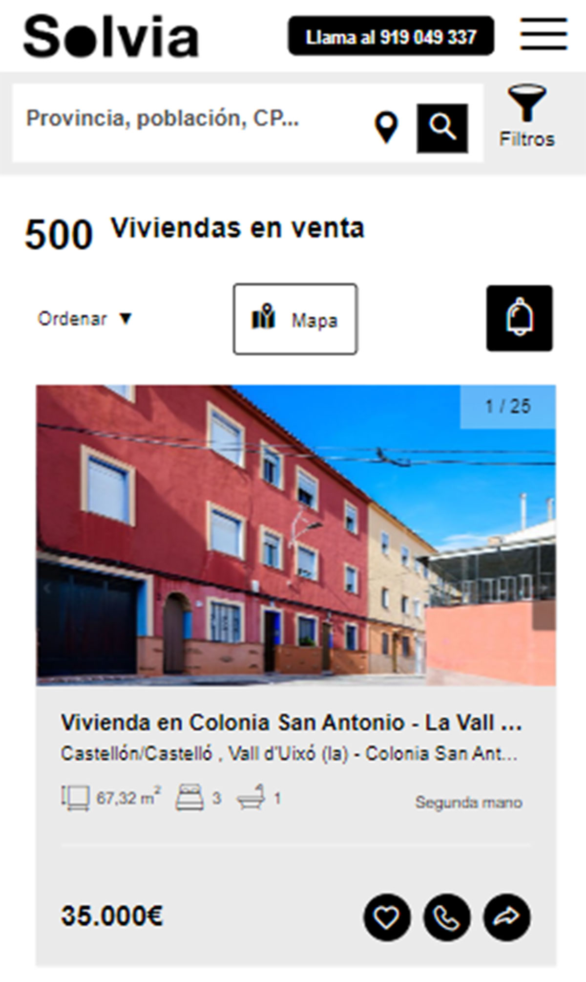 Piso a la venta con cocina amueblada por 35.000 euros