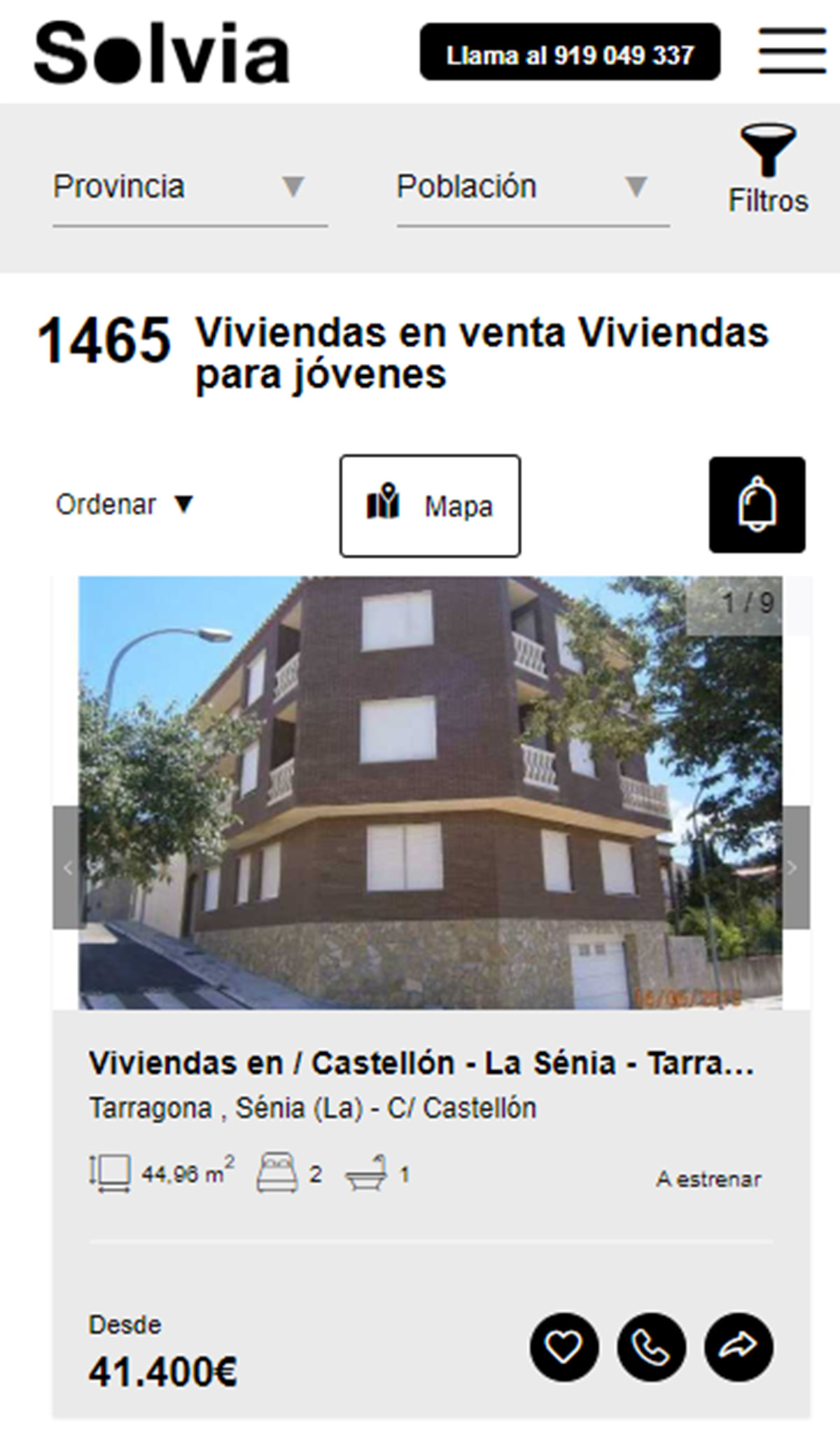 Pisos en Solvia por 41.000 euros