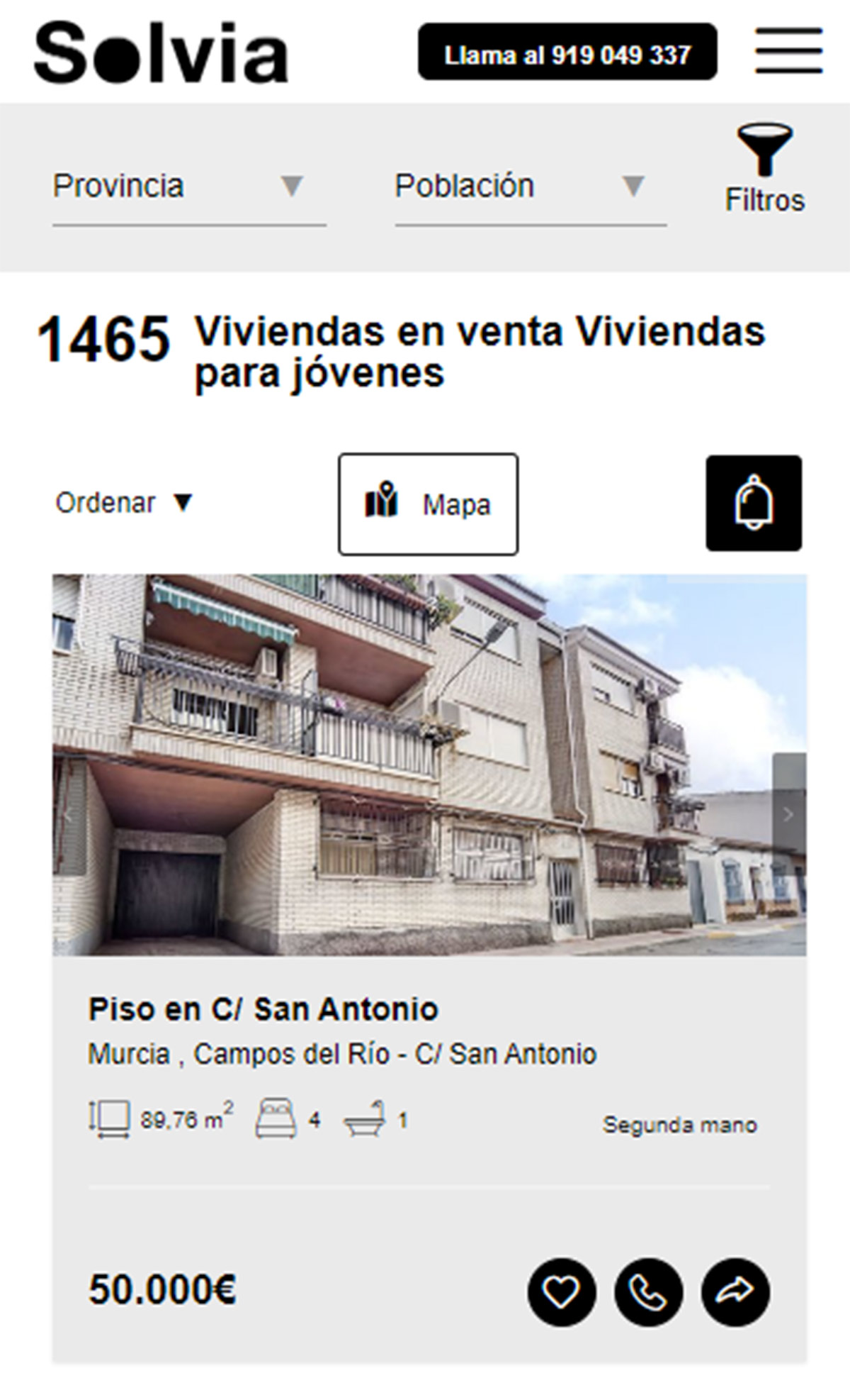 Pisos en Solvia por 50.000 euros