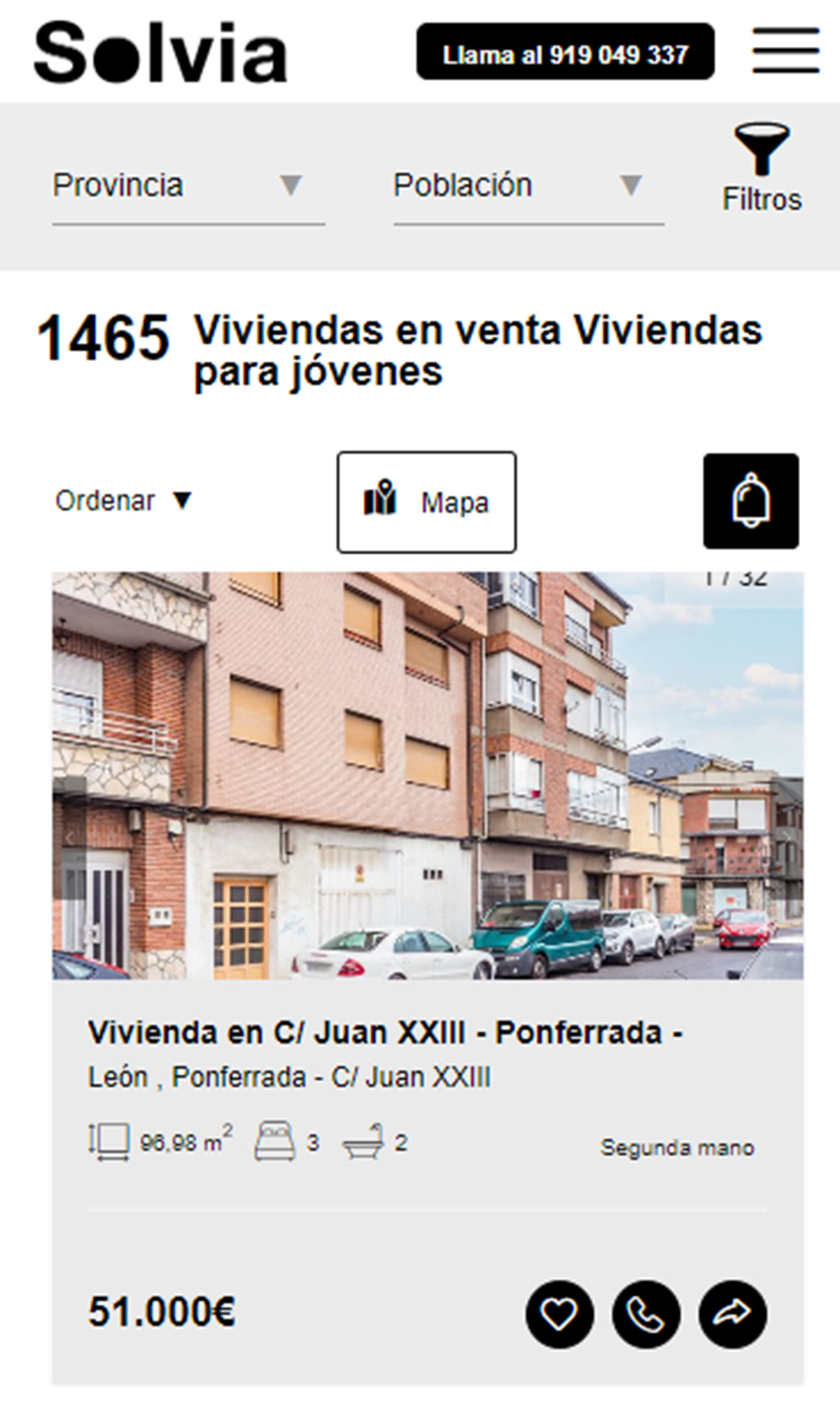 Pisos en Solvia por 51.000 euros