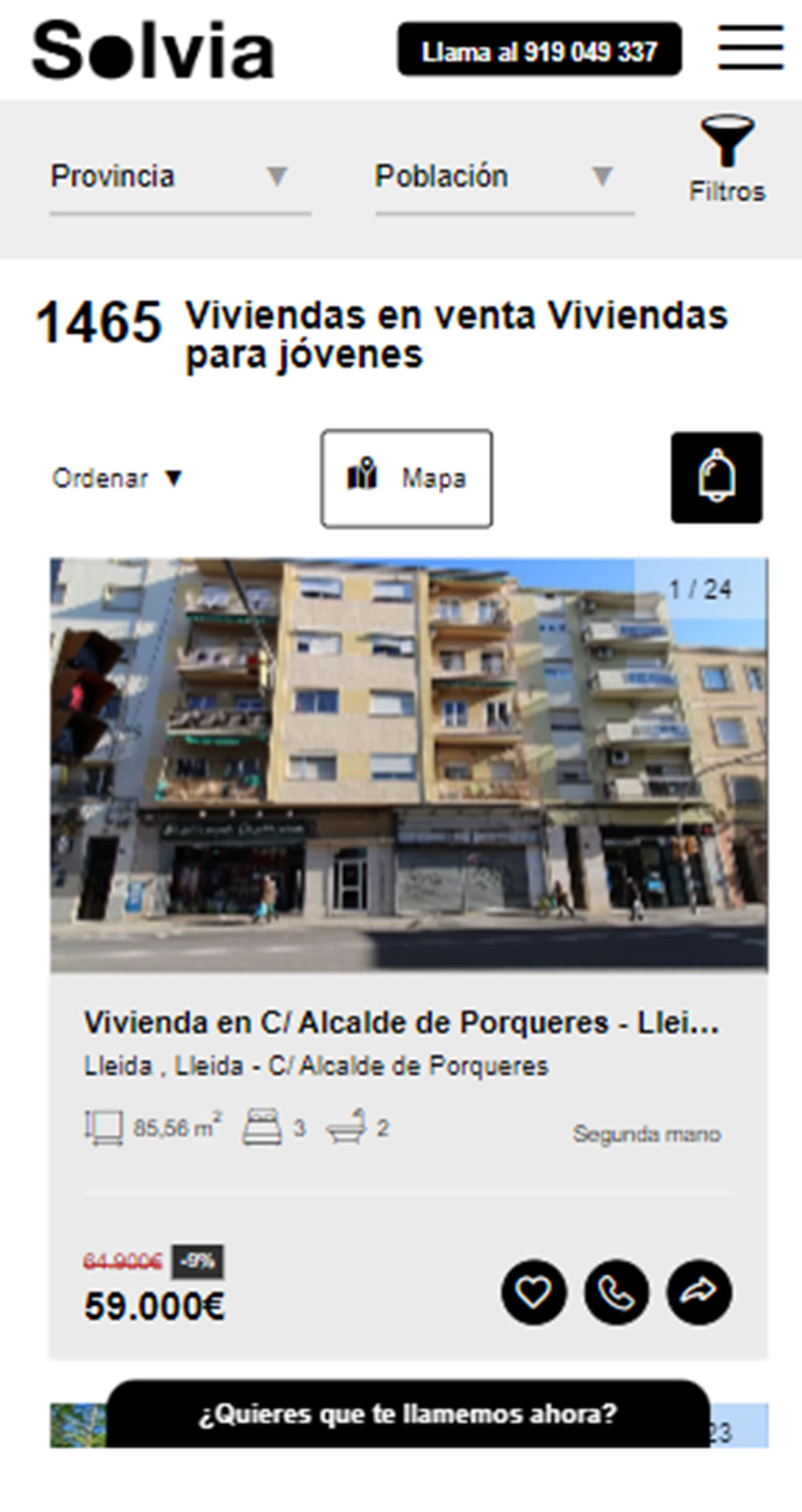 Pisos en Solvia por 59.000 euros