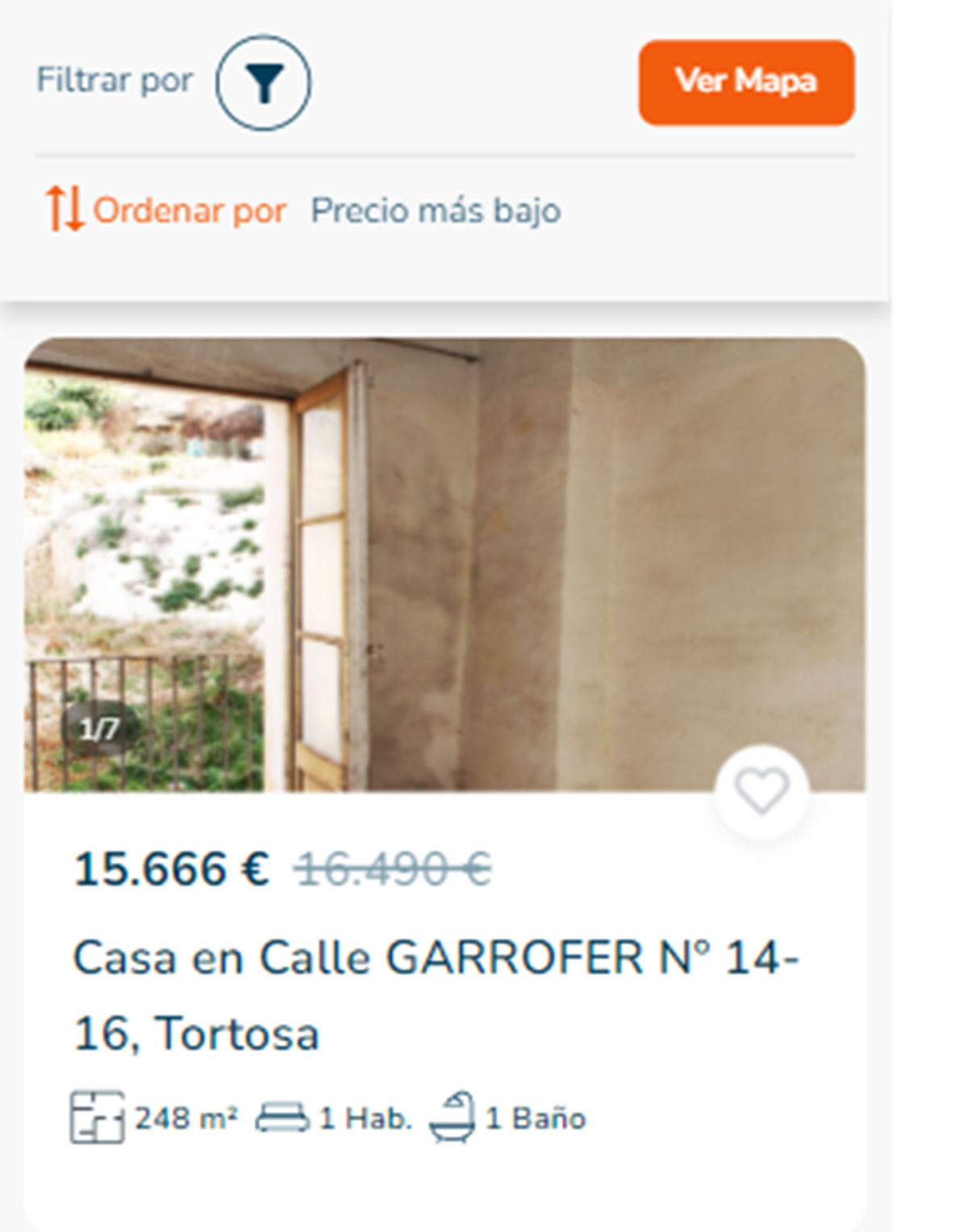Casa en Tarragona por 15.000 euros