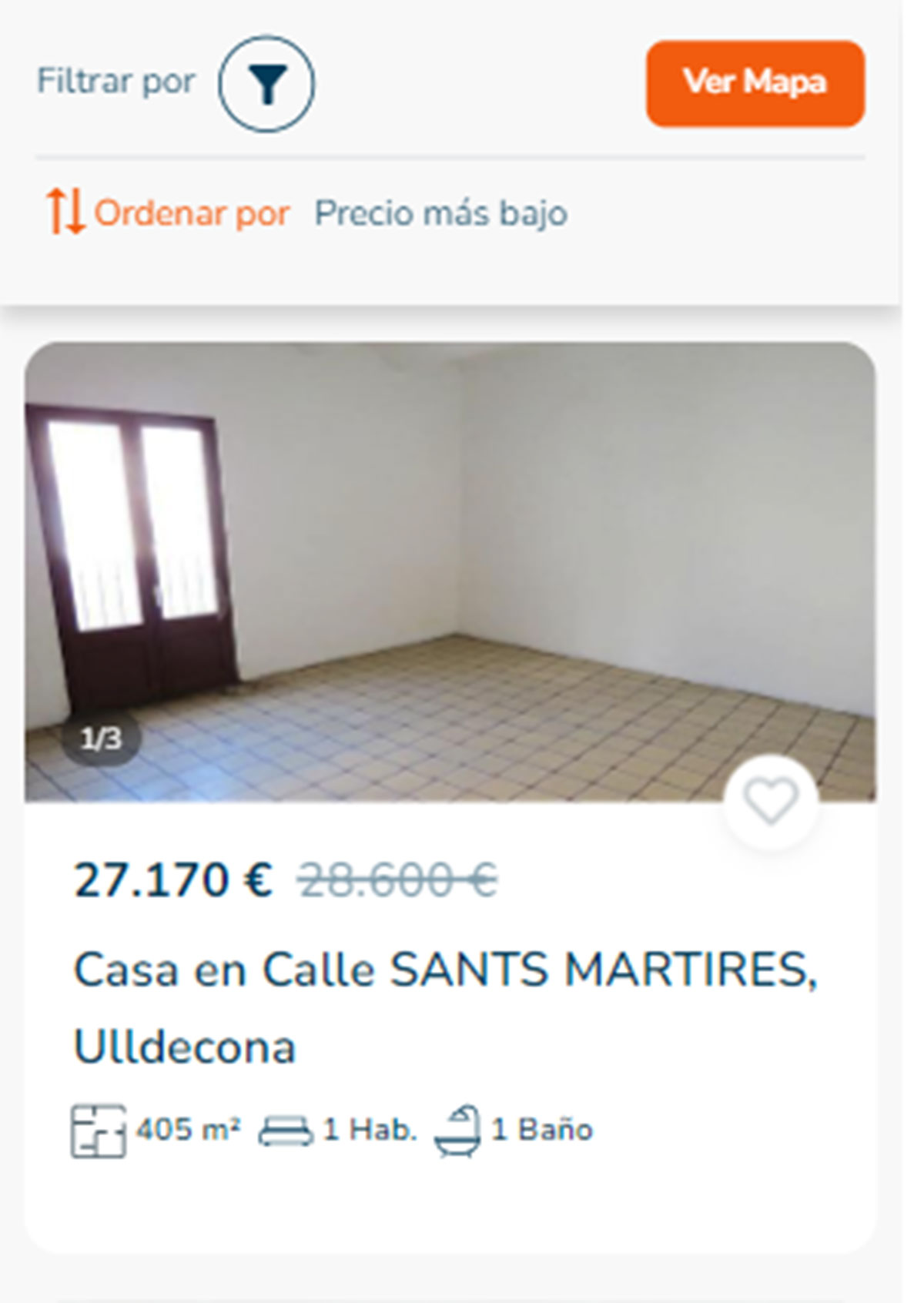 Casa en Tarragona por 27.000 euros