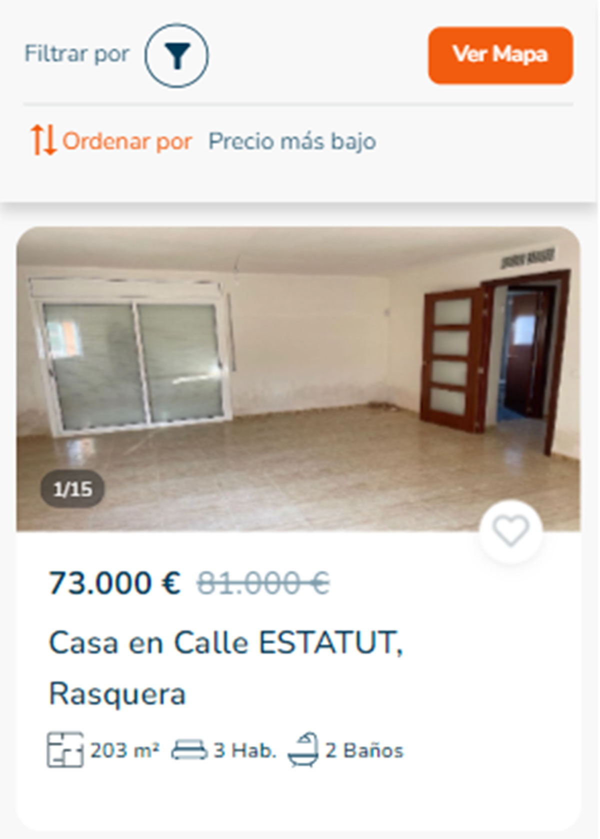 Casa en Tarragona por 73.000 euros