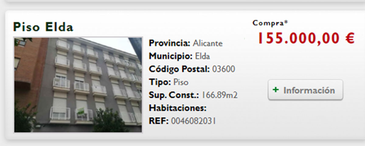 Piso a la venta en Alicante por 155.000 euros