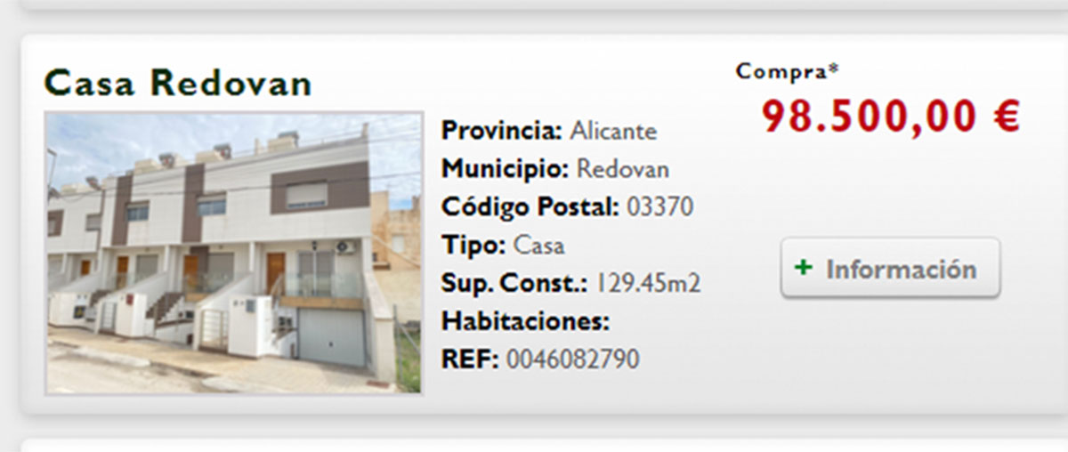 Piso a la venta en Alicante por 98.000 euros