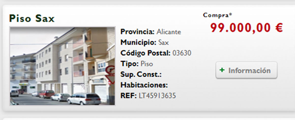 Piso a la venta en Alicante por 99.000 euro