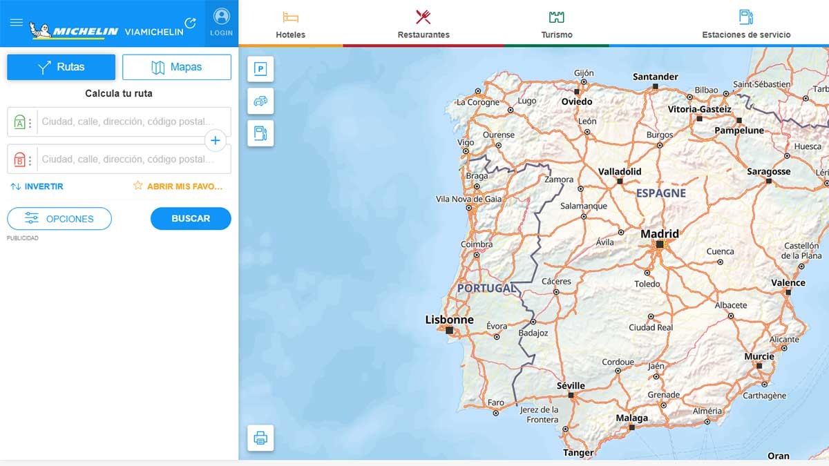 Web de Vía Michelín.