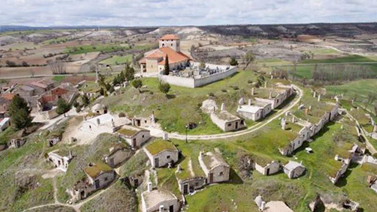 Vista de la aldea hobbit