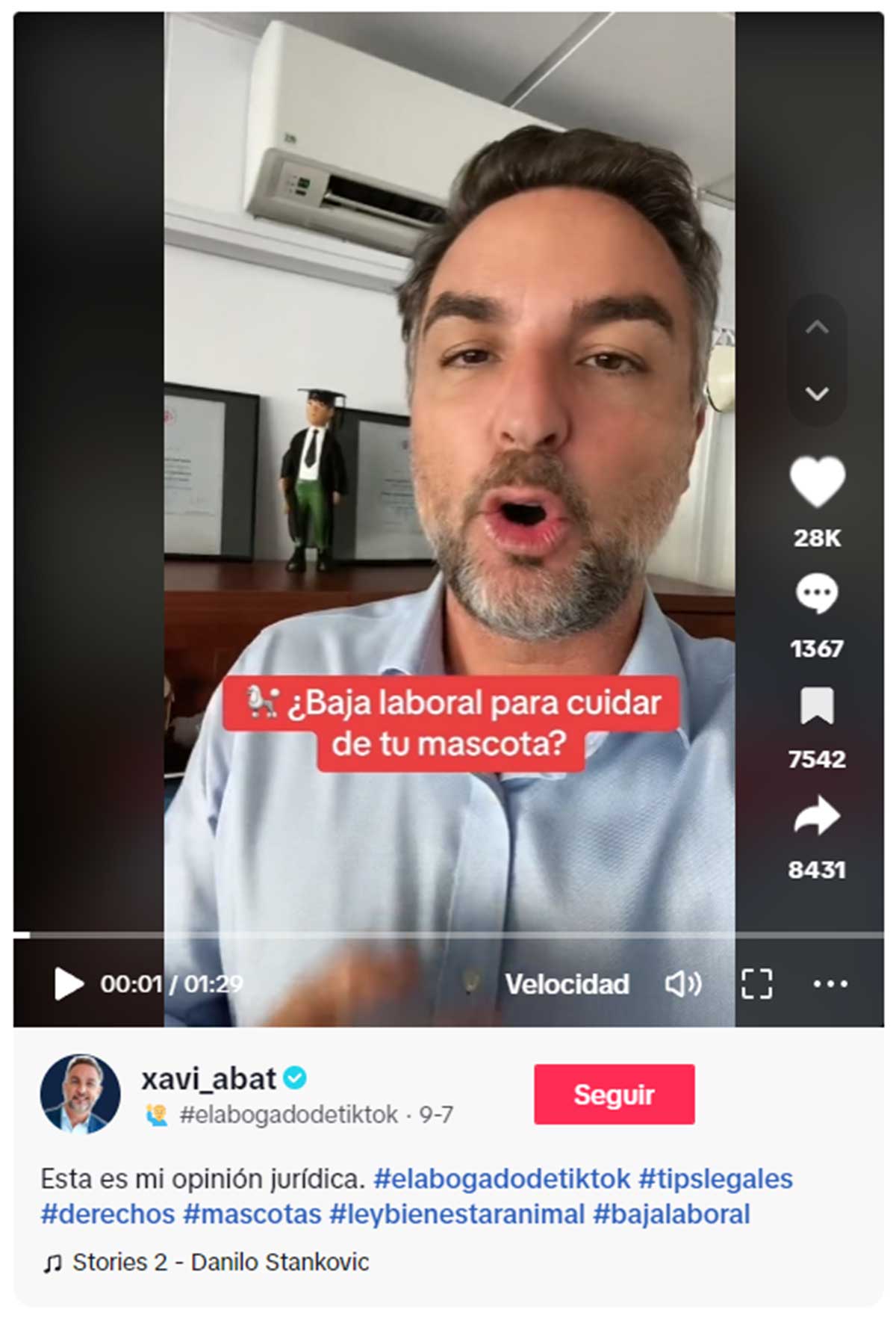 Xavi Abat, el abogado de TikTok.