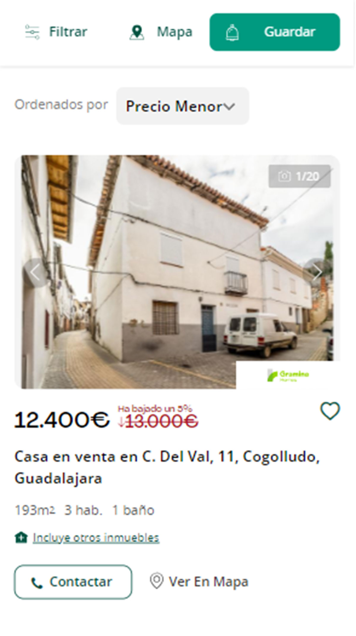 Casa en Guadalajara por 12.000 euros